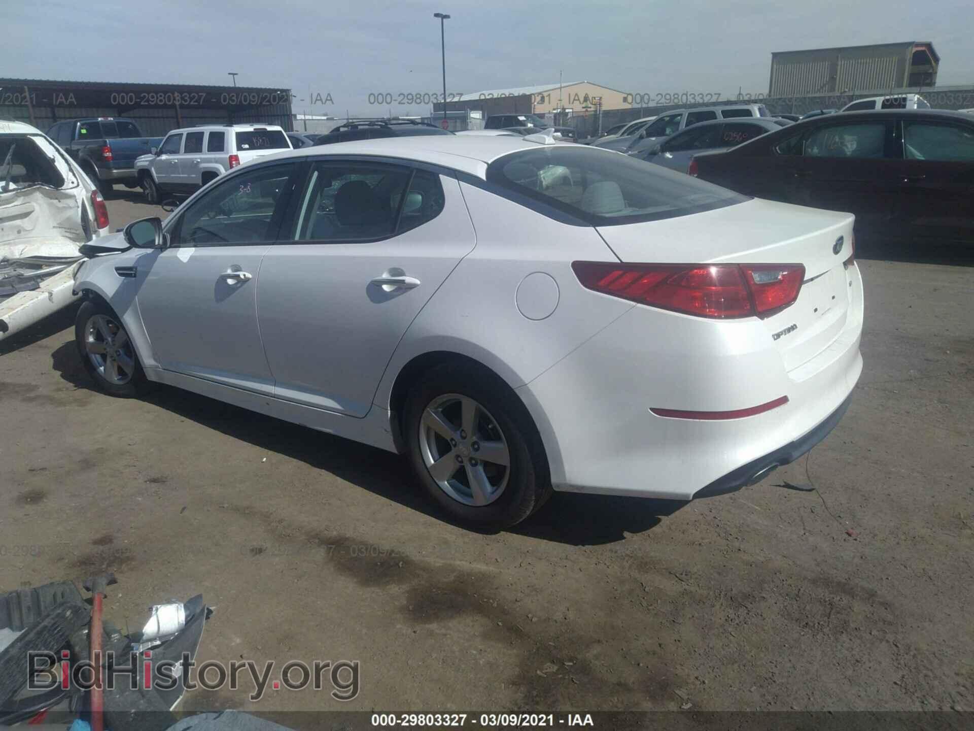 2015 KIA OPTIMA - VIN: KNAGM4A74F5639447 - Фото 3