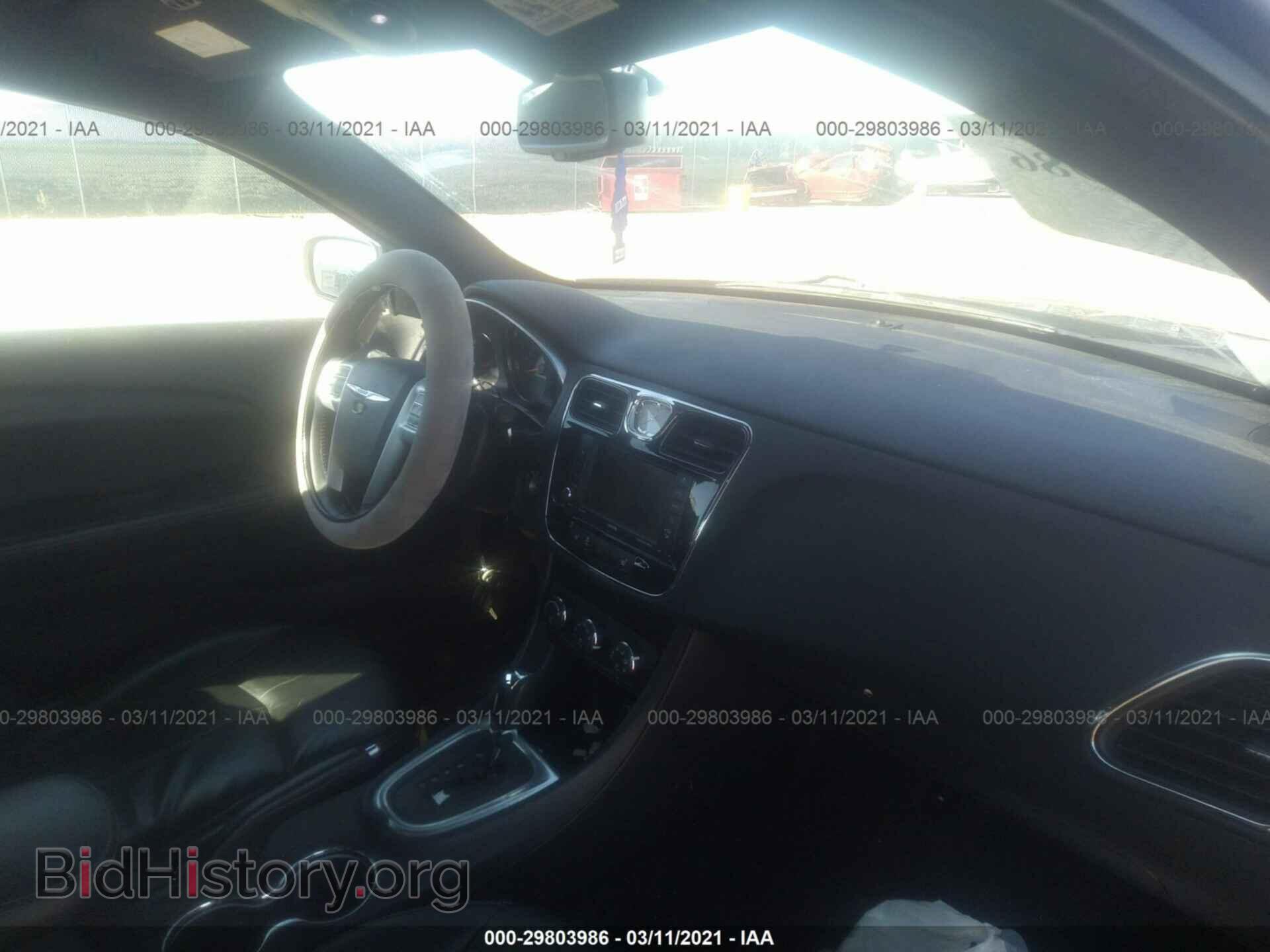 2012 CHRYSLER 200 - VIN: 1C3CCBCBXCN304901 - Фото 5