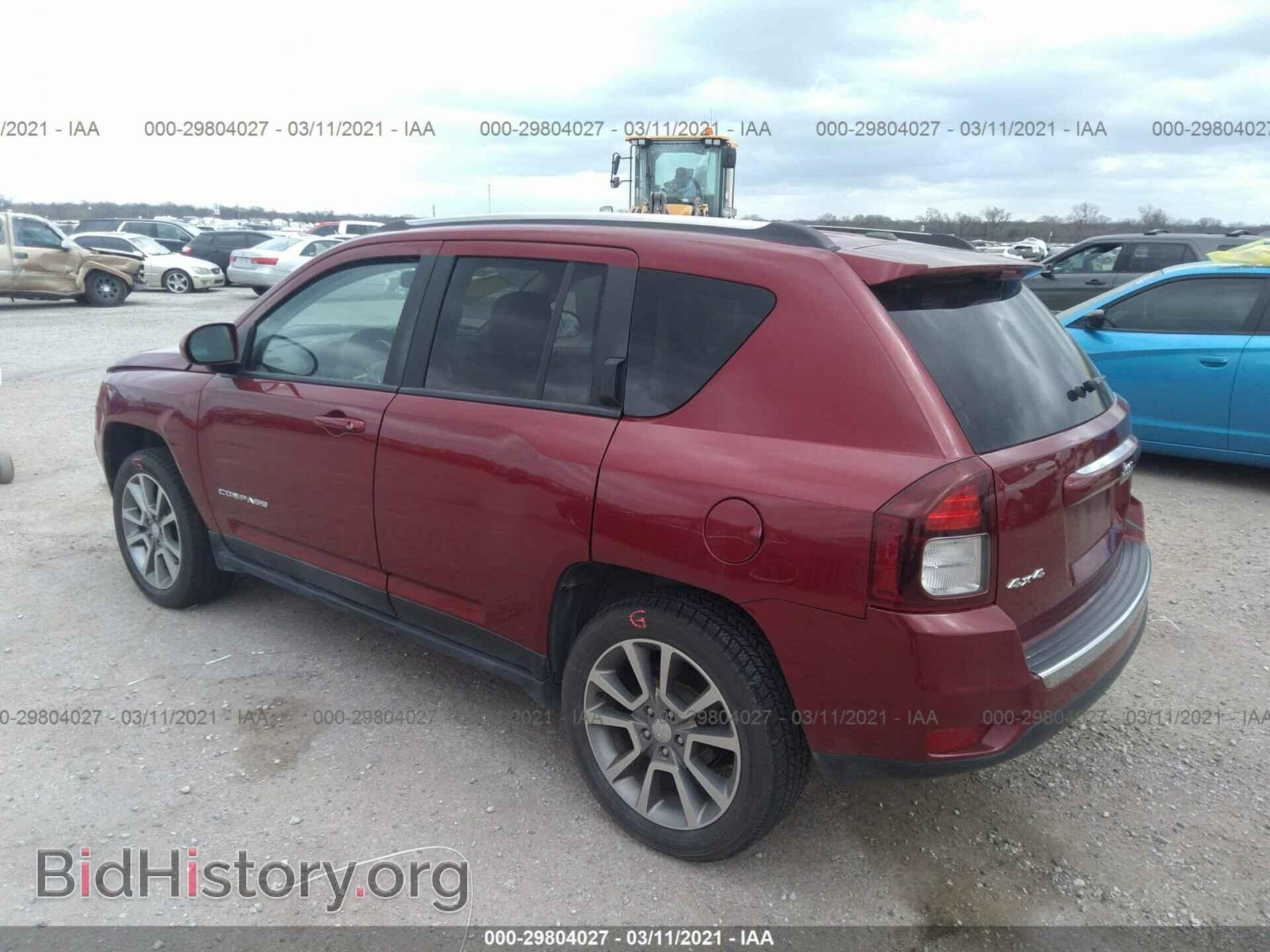 2016 JEEP COMPASS - VIN: 1C4NJDEB6GD802513 - Фото 3