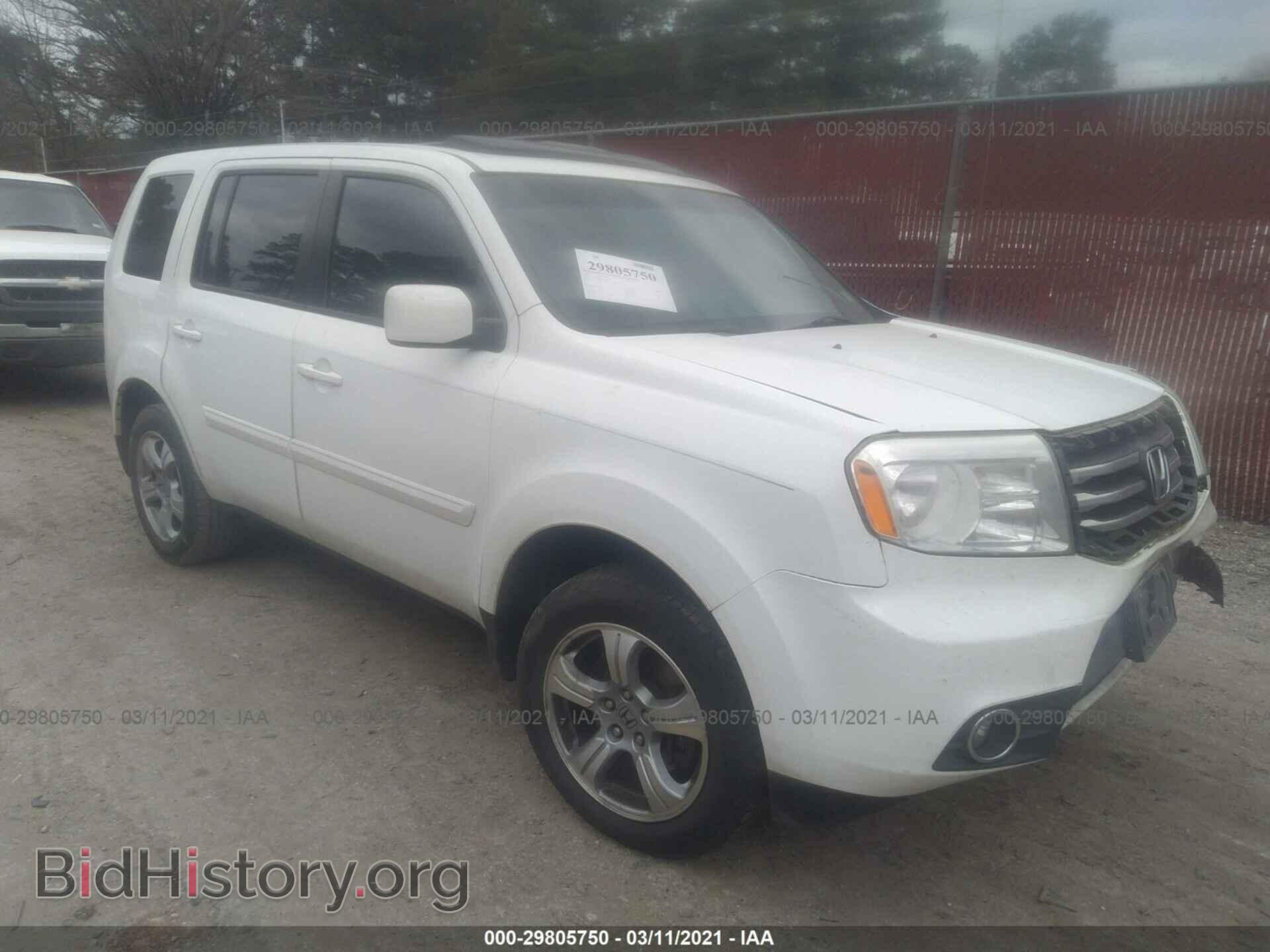 Фотография 5FNYF3H60CB039060 - HONDA PILOT 2012