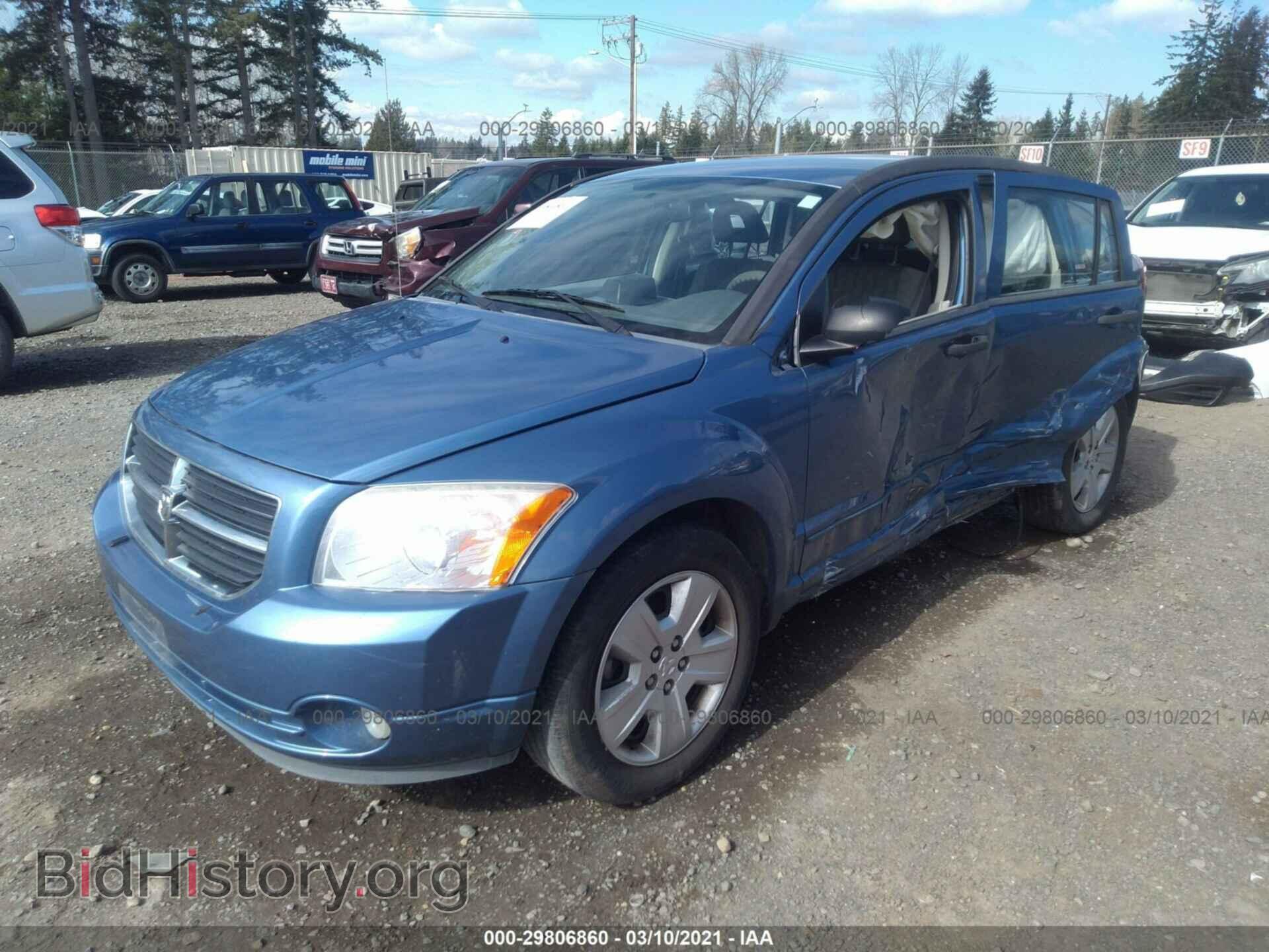 2007 DODGE CALIBER - VIN: 1B3HB48B37D522135 - Фото 2