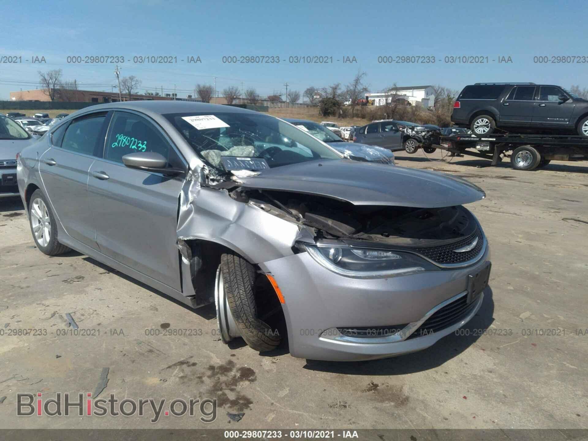 Фотография 1C3CCCAB4GN178811 - CHRYSLER 200 2016
