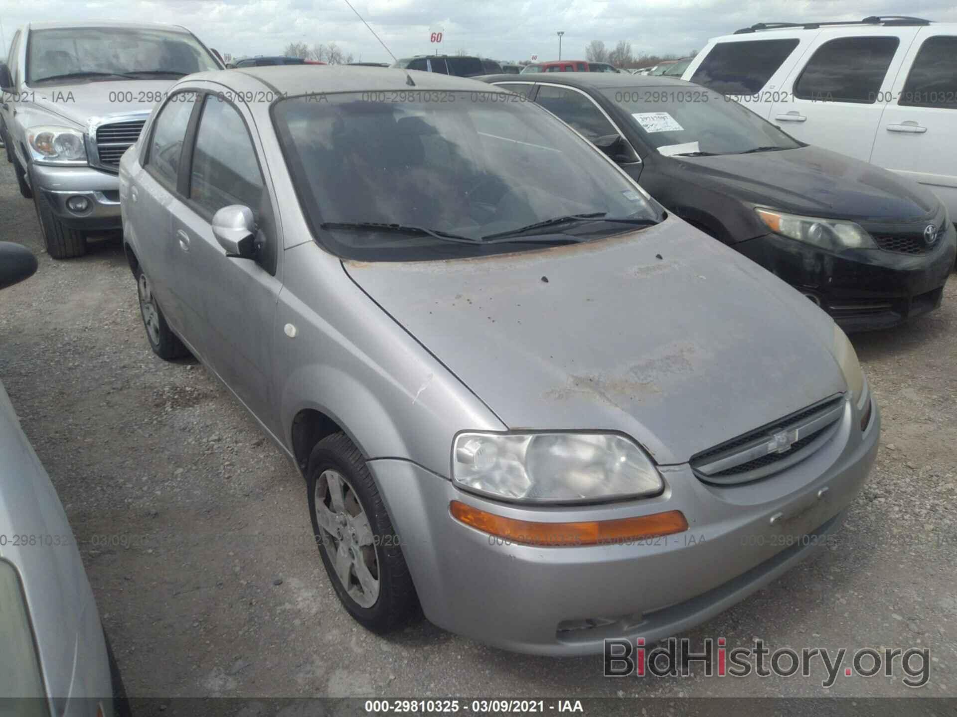 Photo KL1TD56676B513860 - CHEVROLET AVEO 2006