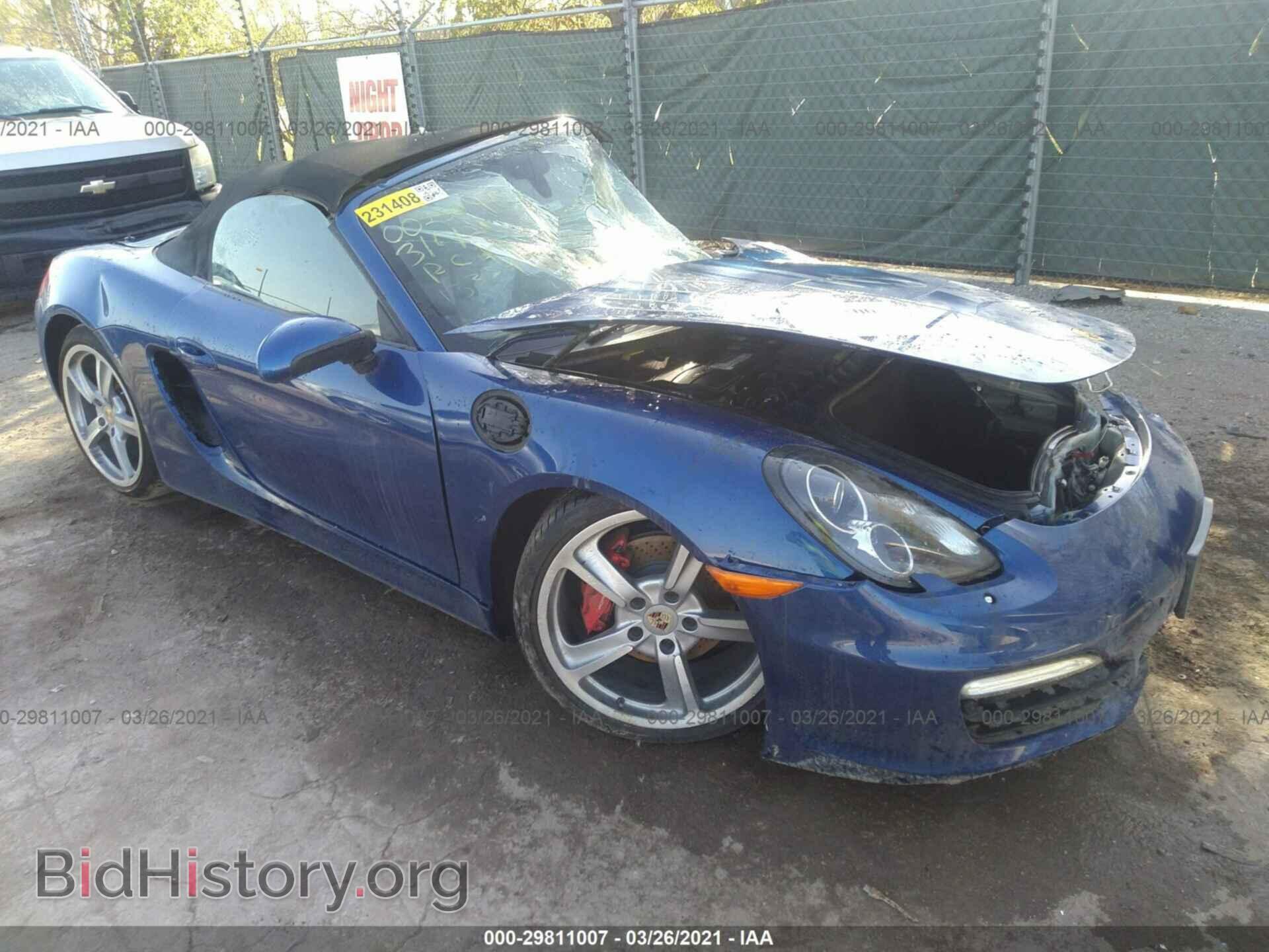 Photo WP0CB2A87DS133341 - PORSCHE BOXSTER 2013