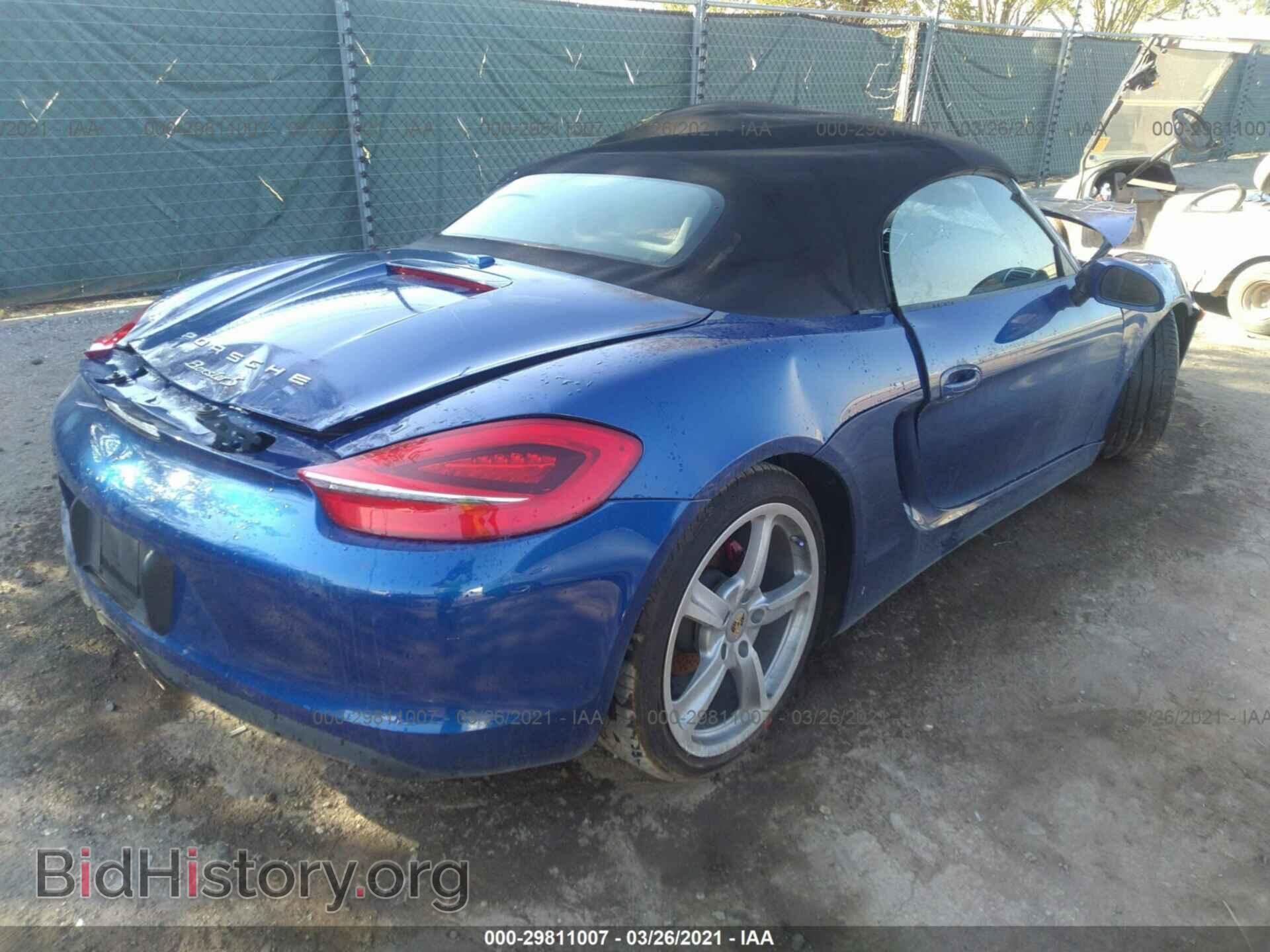 2013 PORSCHE BOXSTER - VIN: WP0CB2A87DS133341 - Фото 4