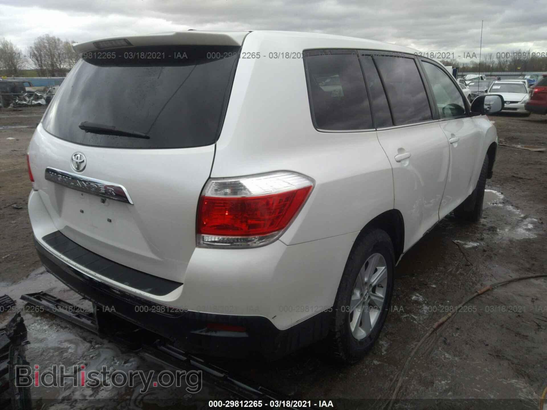 2012 TOYOTA HIGHLANDER - VIN: 5TDZA3EH3CS027778 - Фото 4