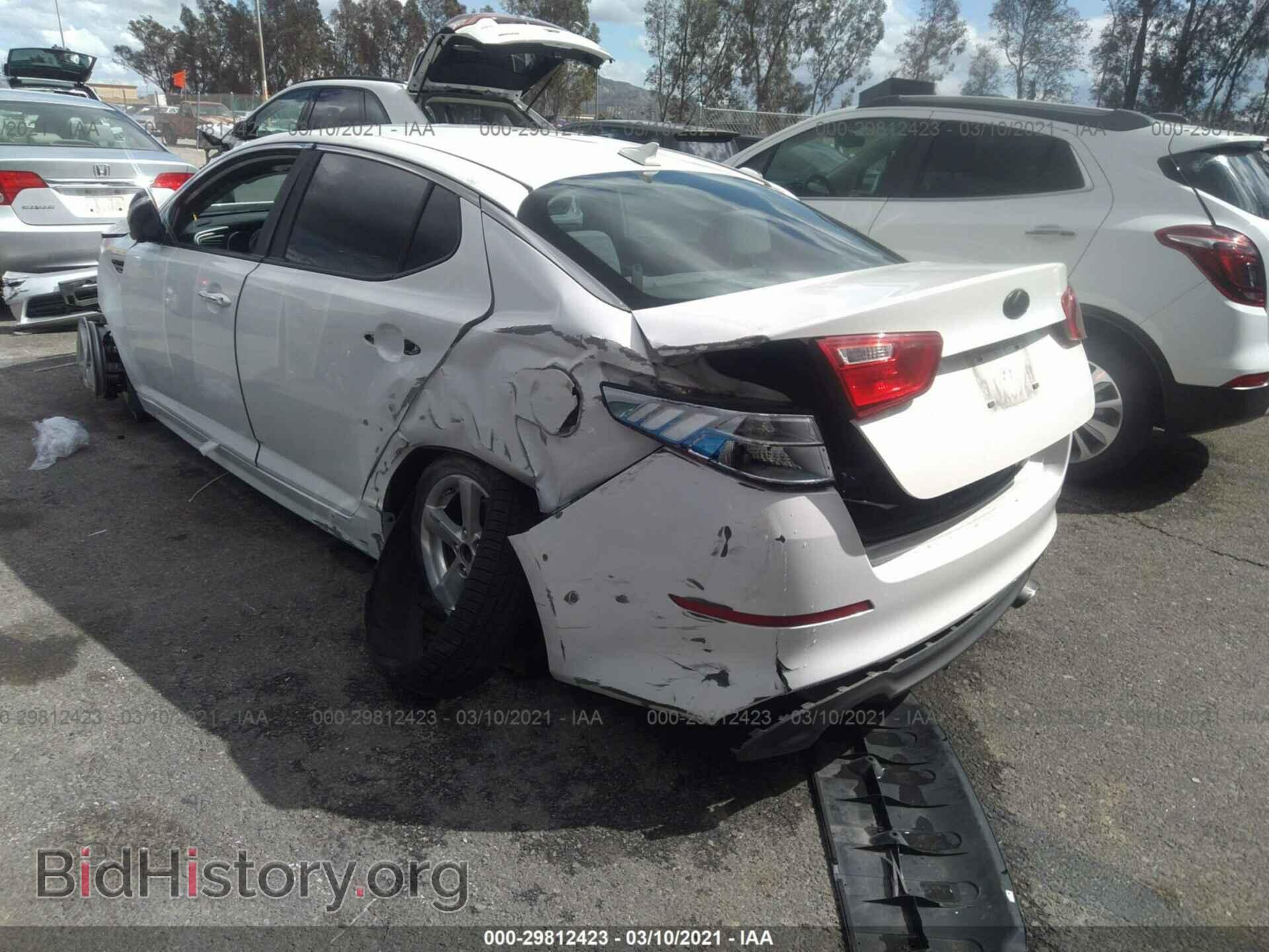 2015 KIA OPTIMA - VIN: KNAGM4A75F5583759 - Photo 3