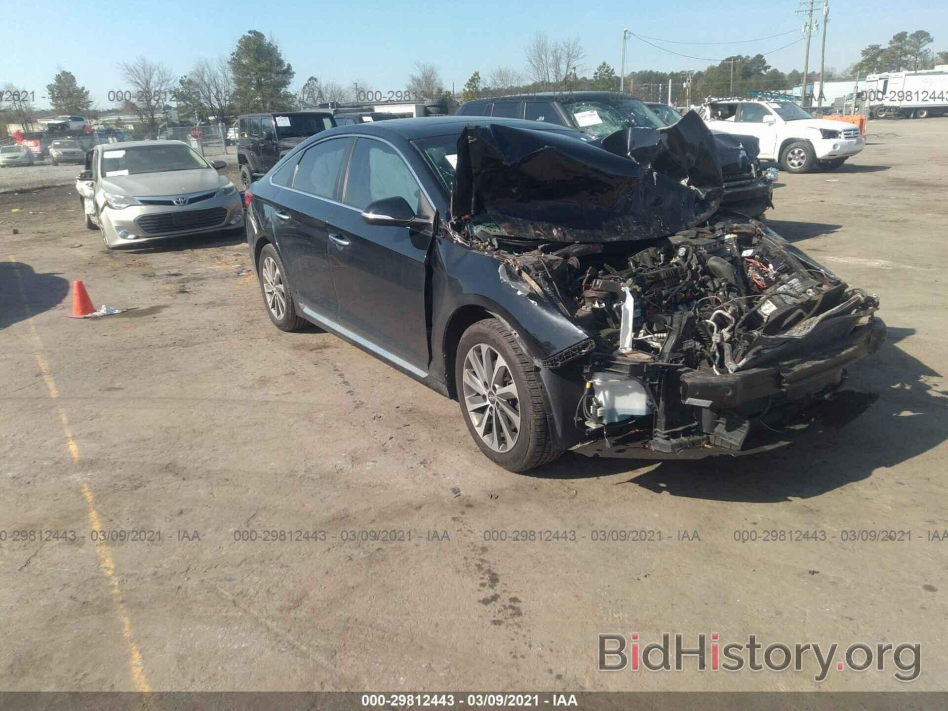 Photo 5NPE34AFXHH520339 - HYUNDAI SONATA 2017