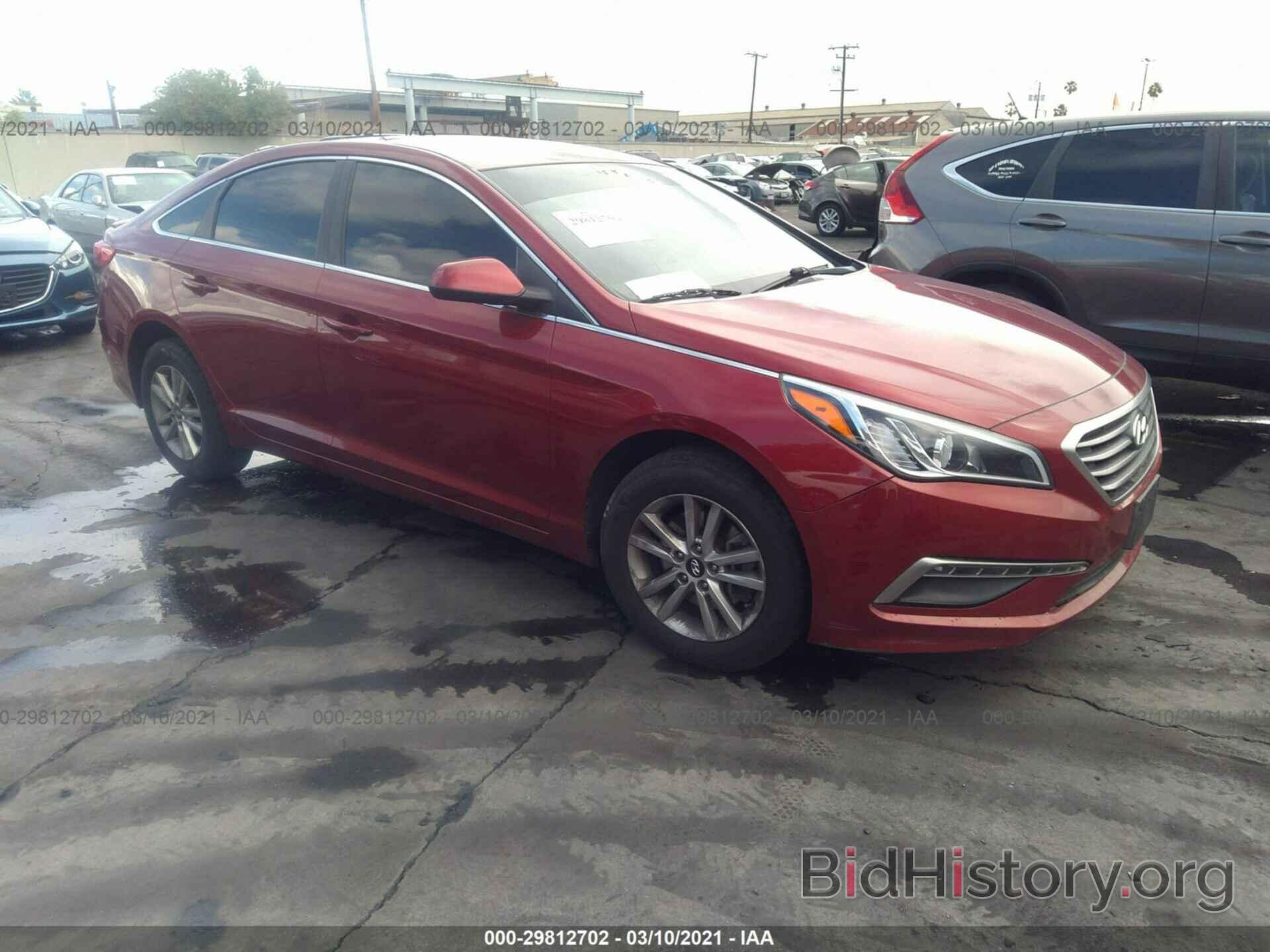 Фотография 5NPE24AF7FH016931 - HYUNDAI SONATA 2015