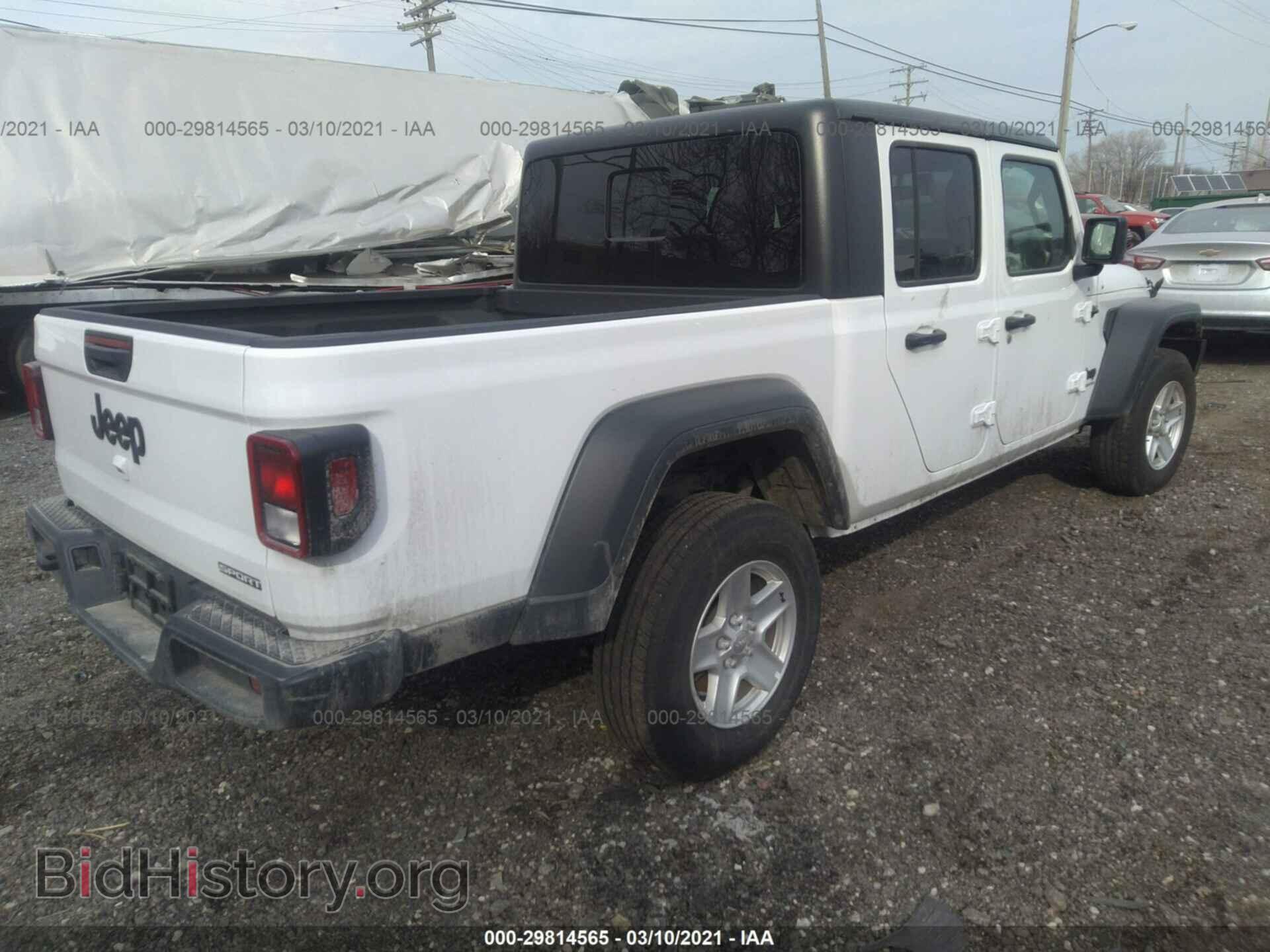 2020 JEEP GLADIATOR - VIN: 1C6HJTAG9LL160028 - Фото 4