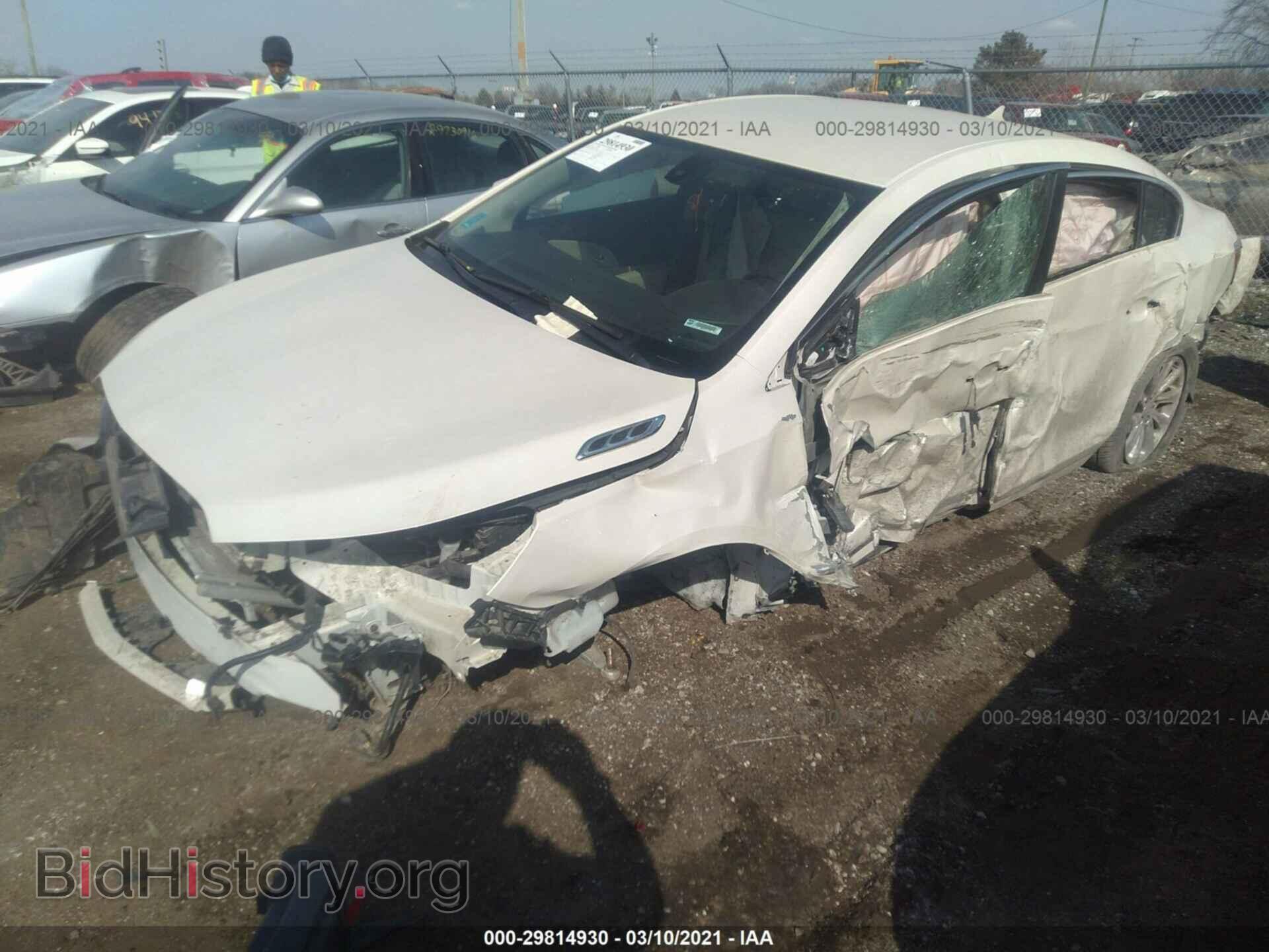 2014 BUICK LACROSSE - VIN: 1G4GB5G32EF199302 - Фото 2