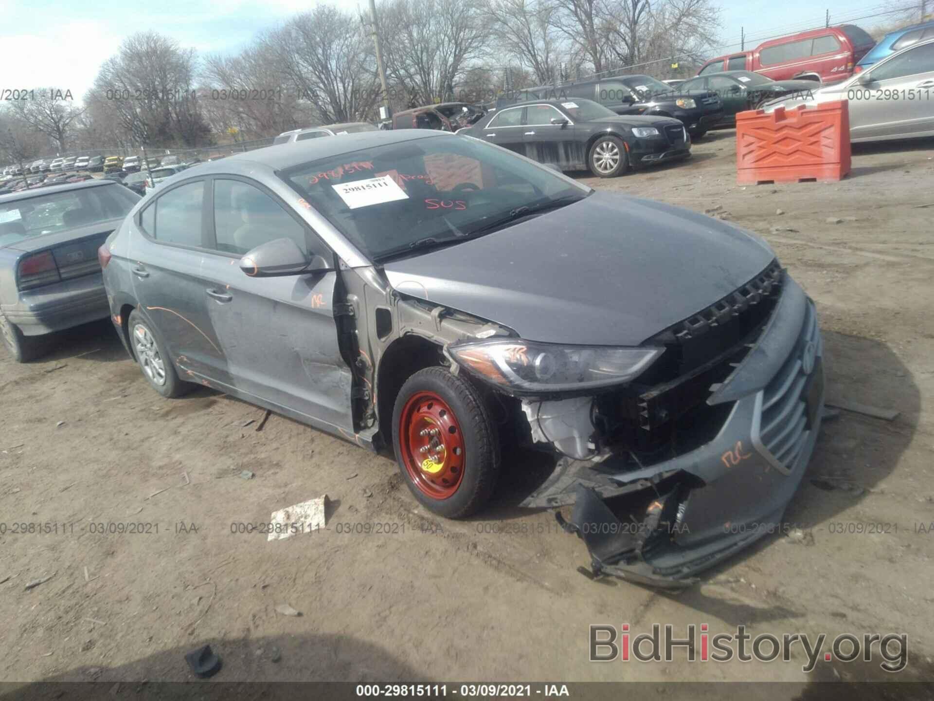 Photo KMHD74LFXJU537615 - HYUNDAI ELANTRA 2018