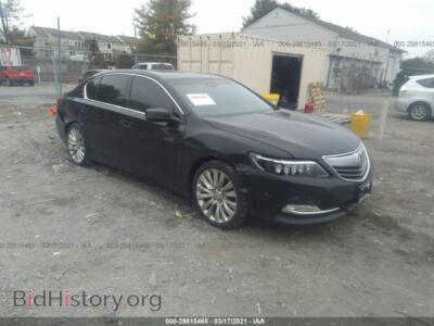 2014 Acura RLX Advance PKG, черный — VIN JH4KC1F97EC005597, IAAI