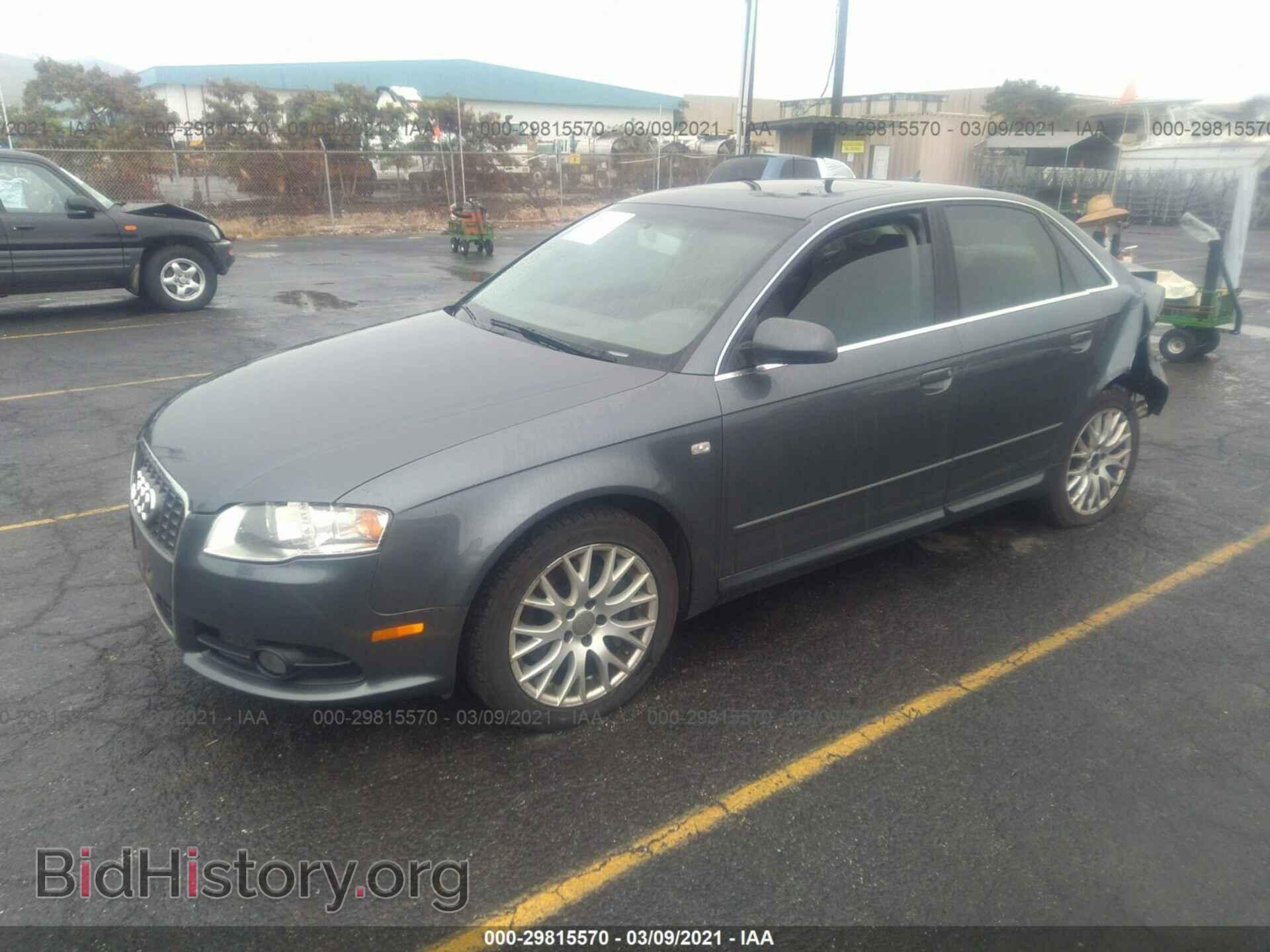 2008 AUDI A4 - VIN: WAUAF78E28A164204 - Фото 2