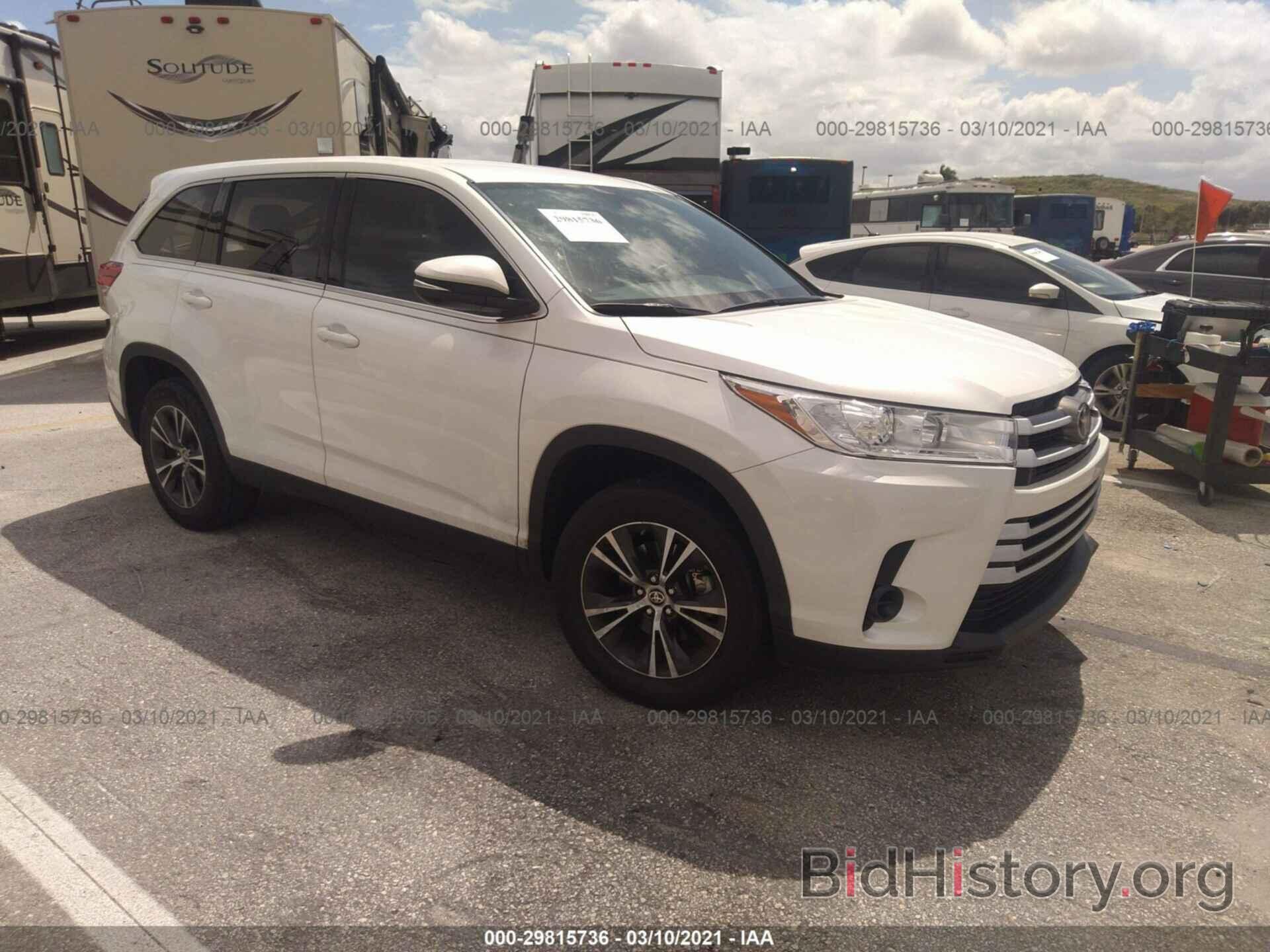 Фотография 5TDZARFH6KS060578 - TOYOTA HIGHLANDER 2019