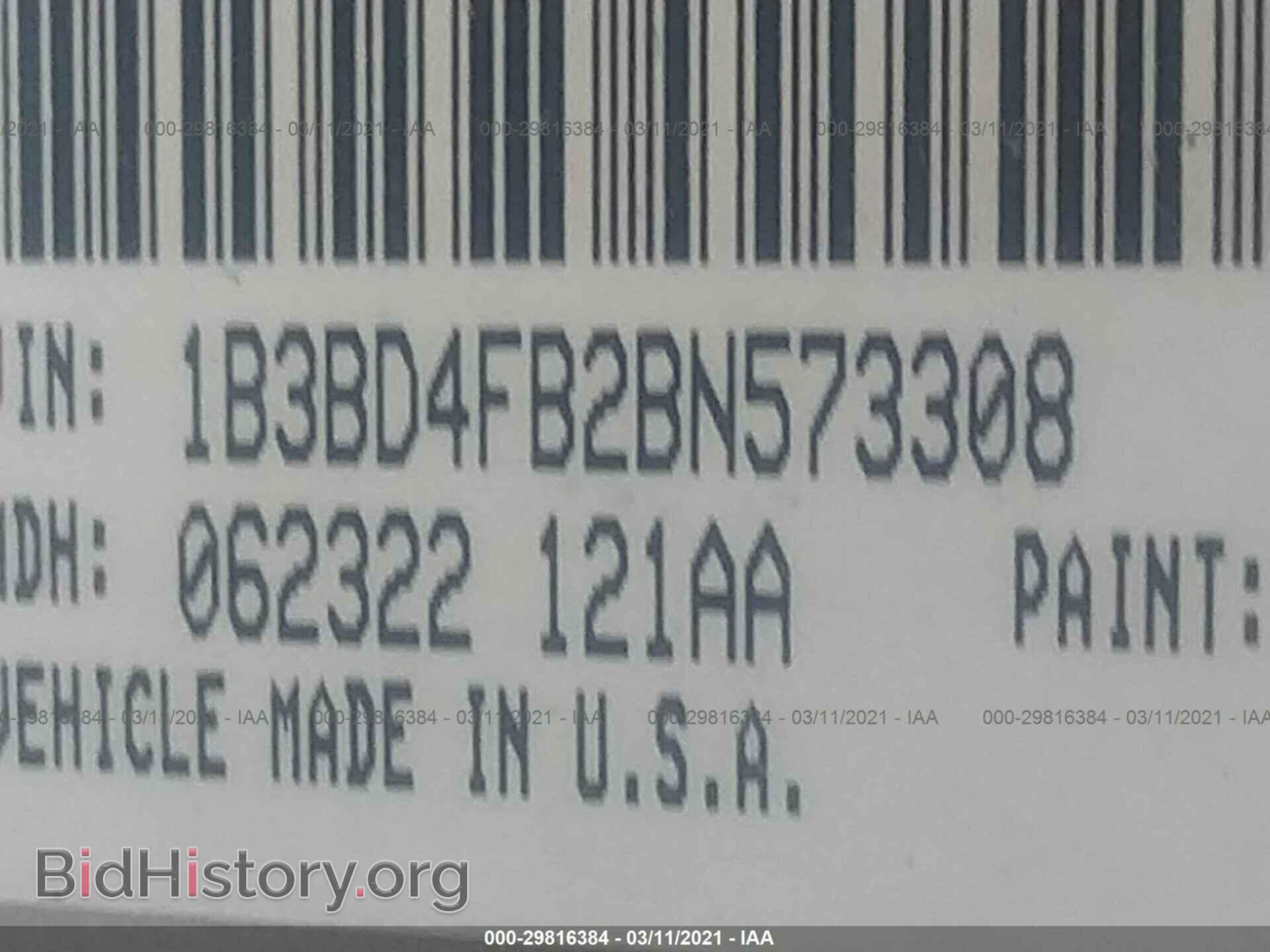 2011 DODGE AVENGER - VIN: 1B3BD4FB2BN573308 - Photo 9