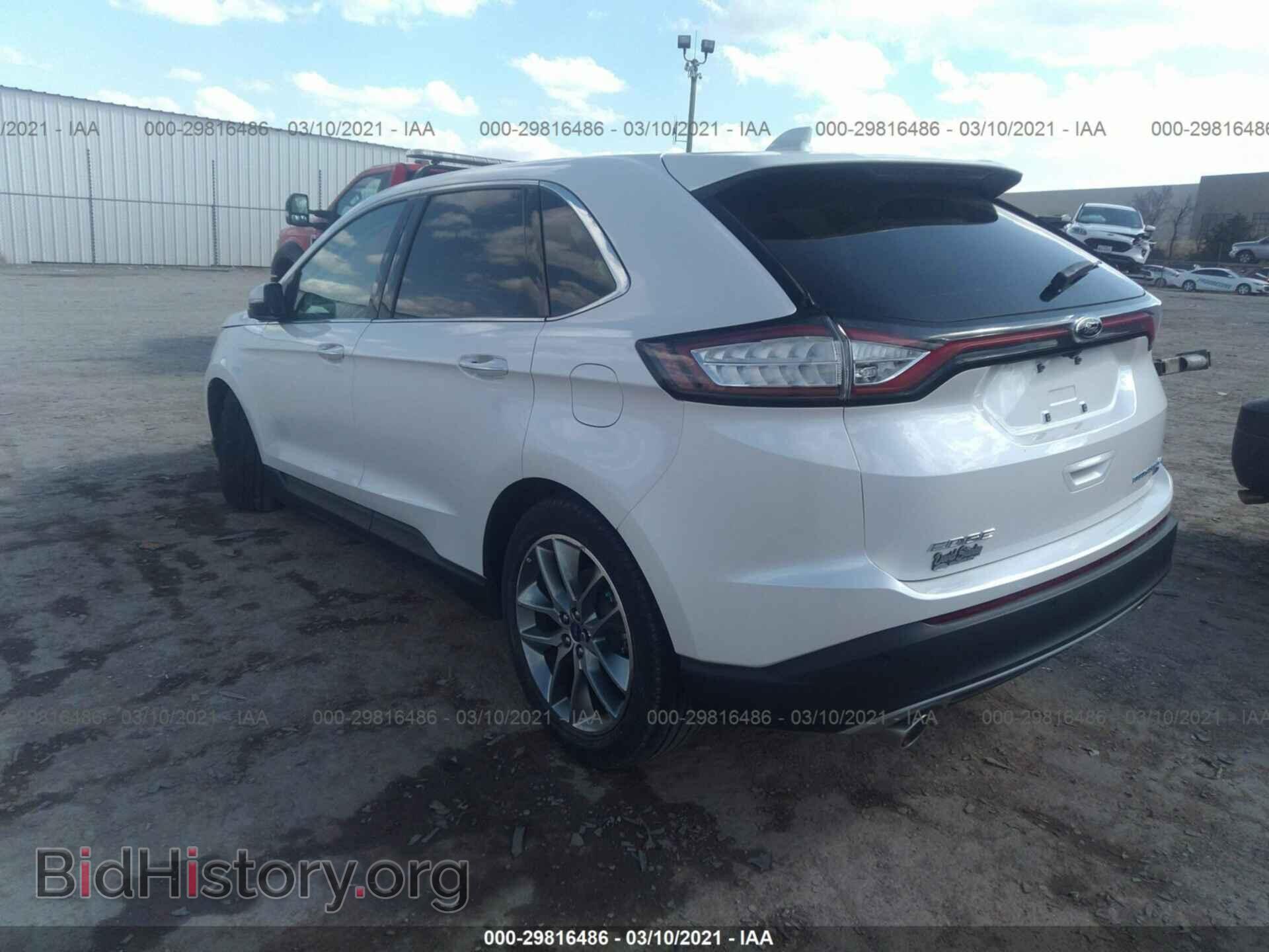 2017 FORD EDGE - VIN: 2FMPK4K87HBC15643 - Фото 3
