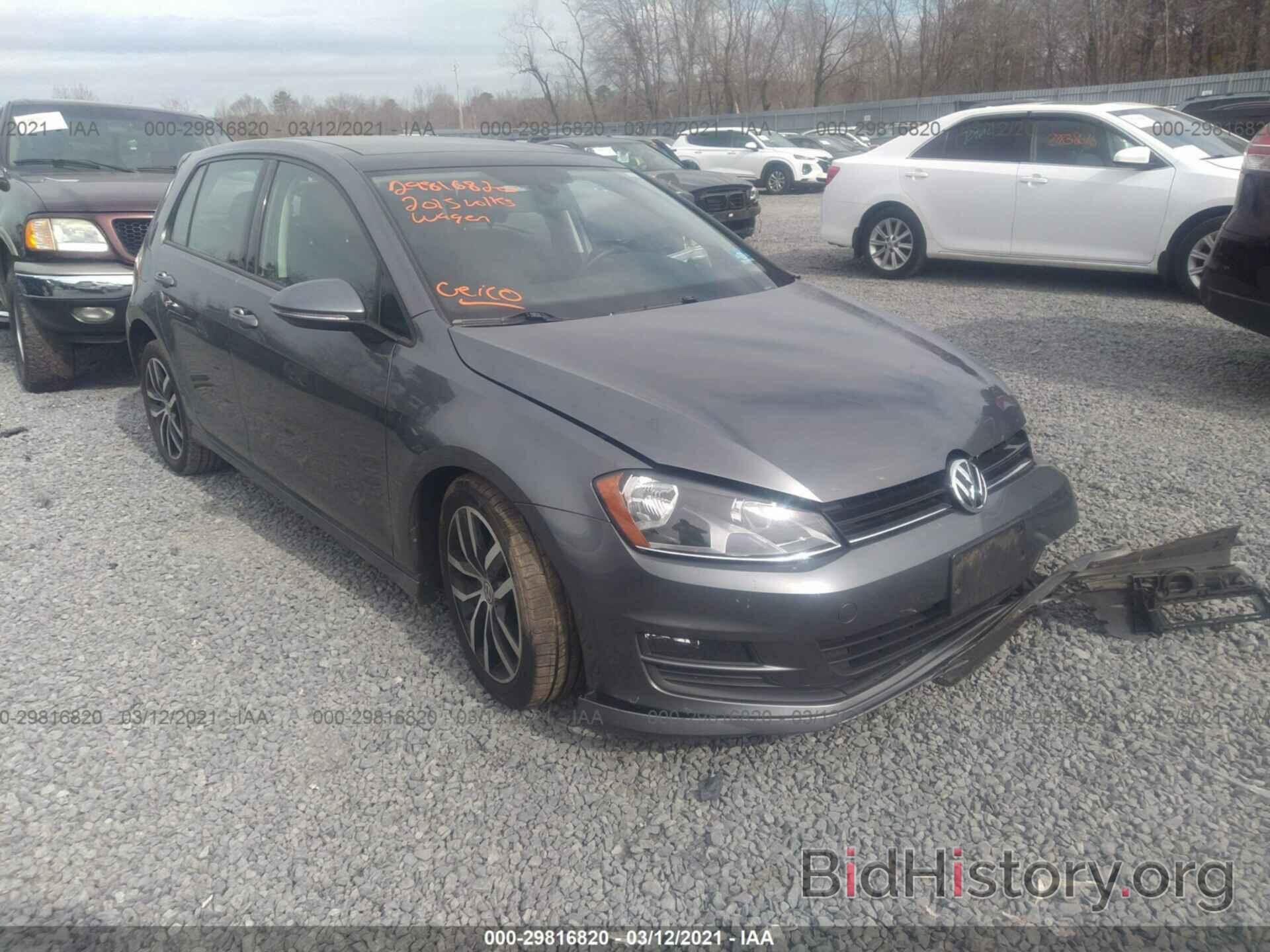 Photo 3VW217AU2FM008166 - VOLKSWAGEN GOLF 2015