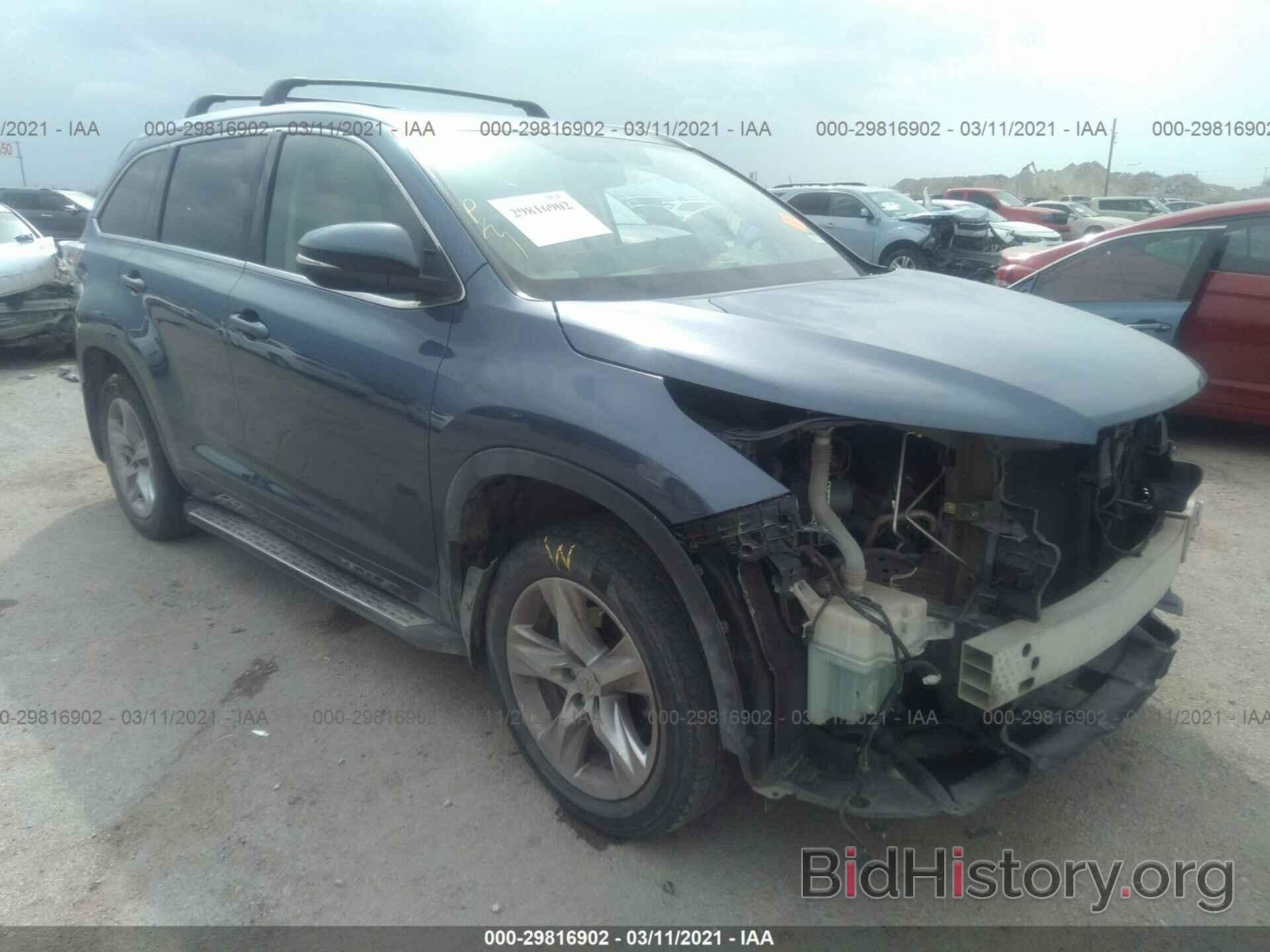 Photo 5TDYKRFH1FS047431 - TOYOTA HIGHLANDER 2015