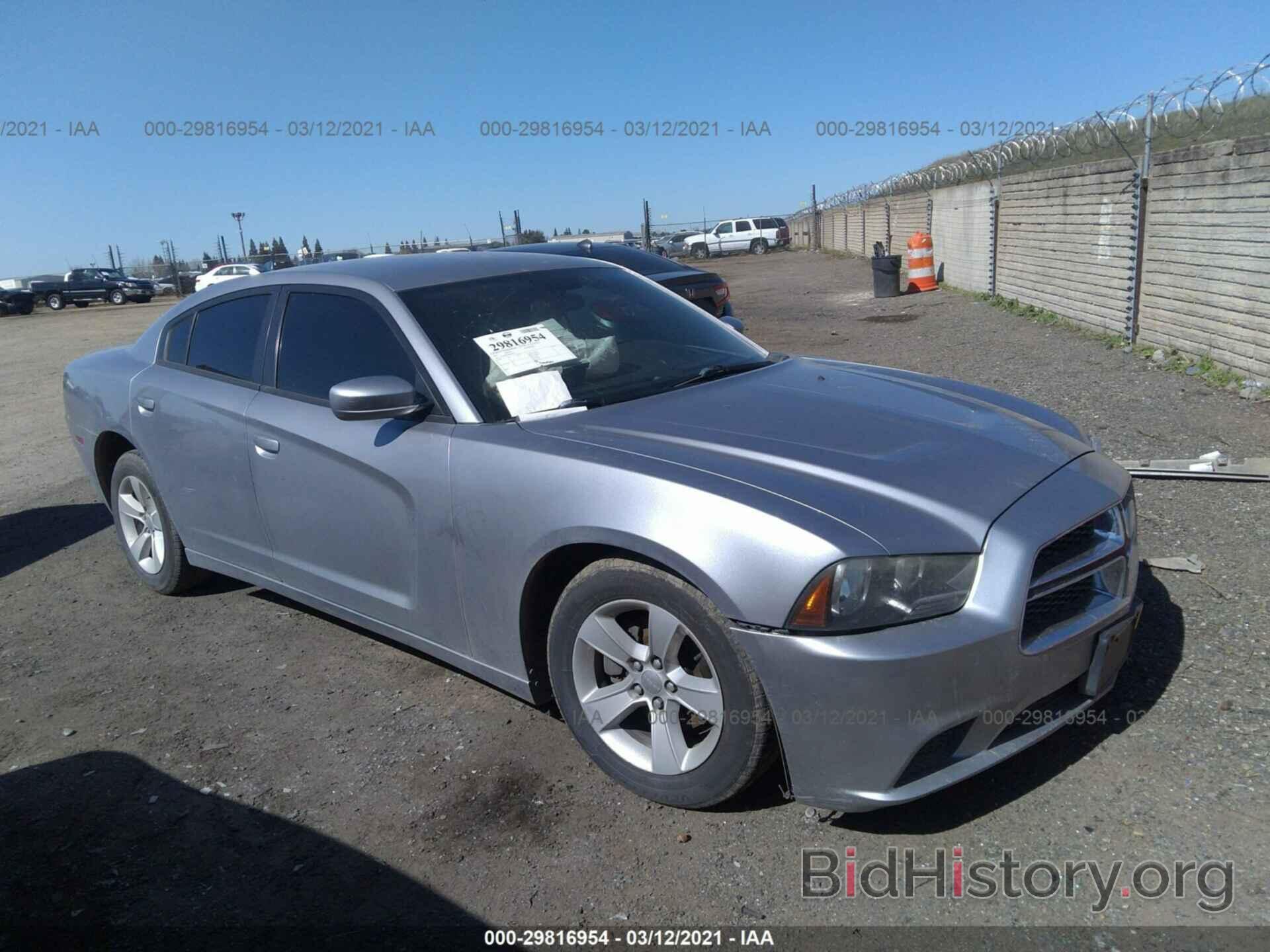 Photo 2C3CDXBG7DH601416 - DODGE CHARGER 2013