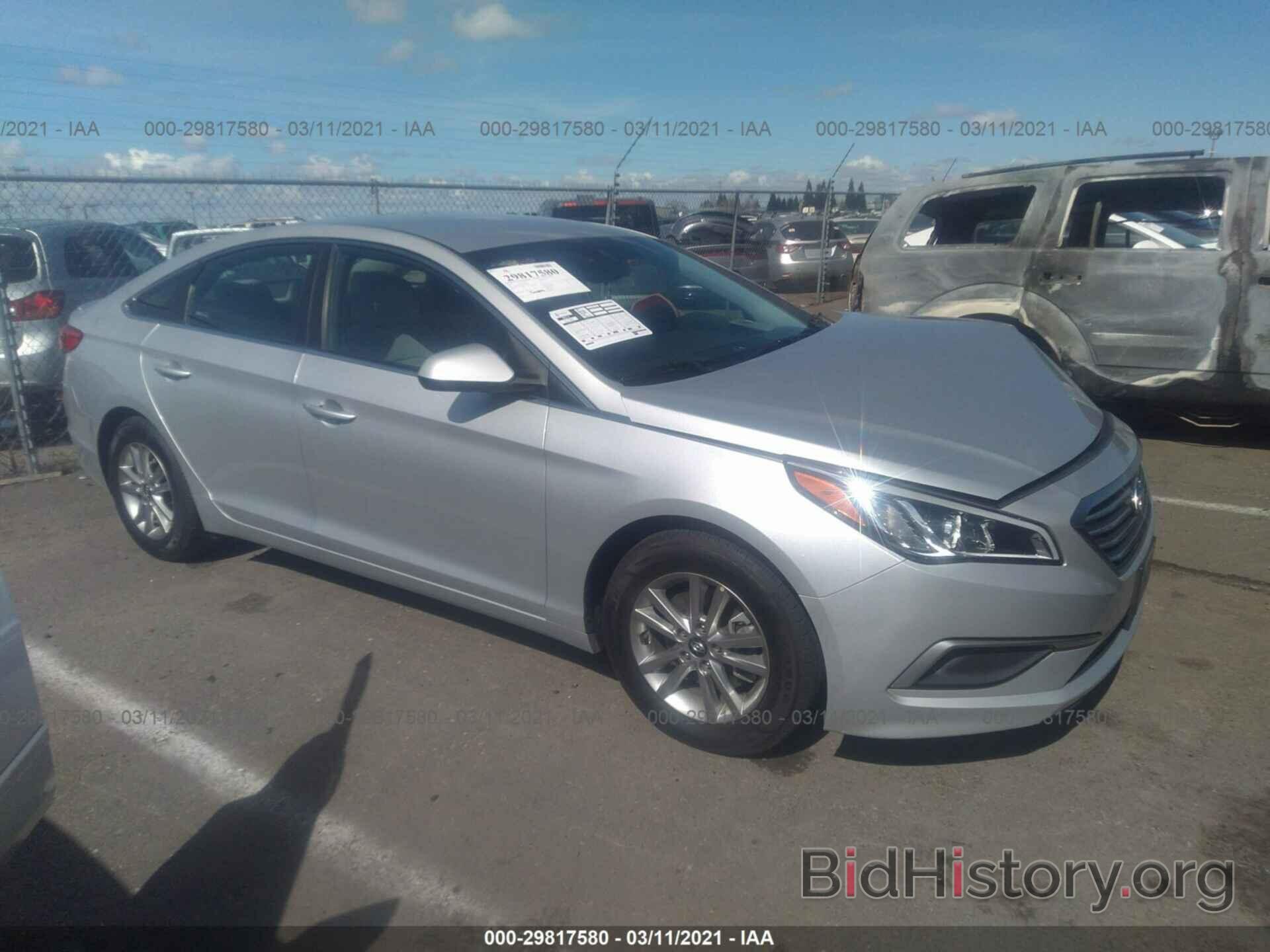 Photo 5NPE24AF1HH571862 - HYUNDAI SONATA 2017