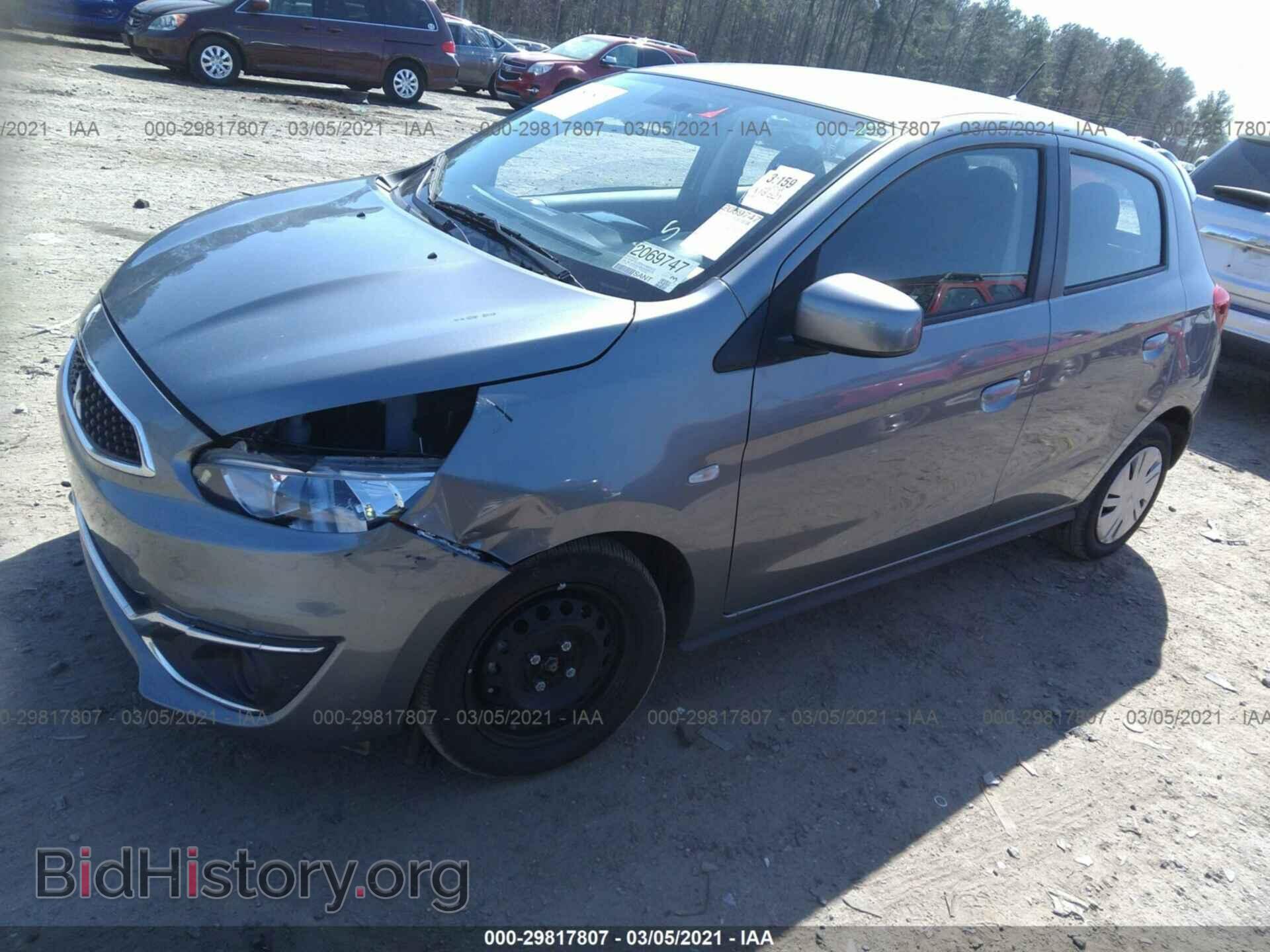 2019 MITSUBISHI MIRAGE - VIN: ML32A3HJ6KH008275 - Фото 2