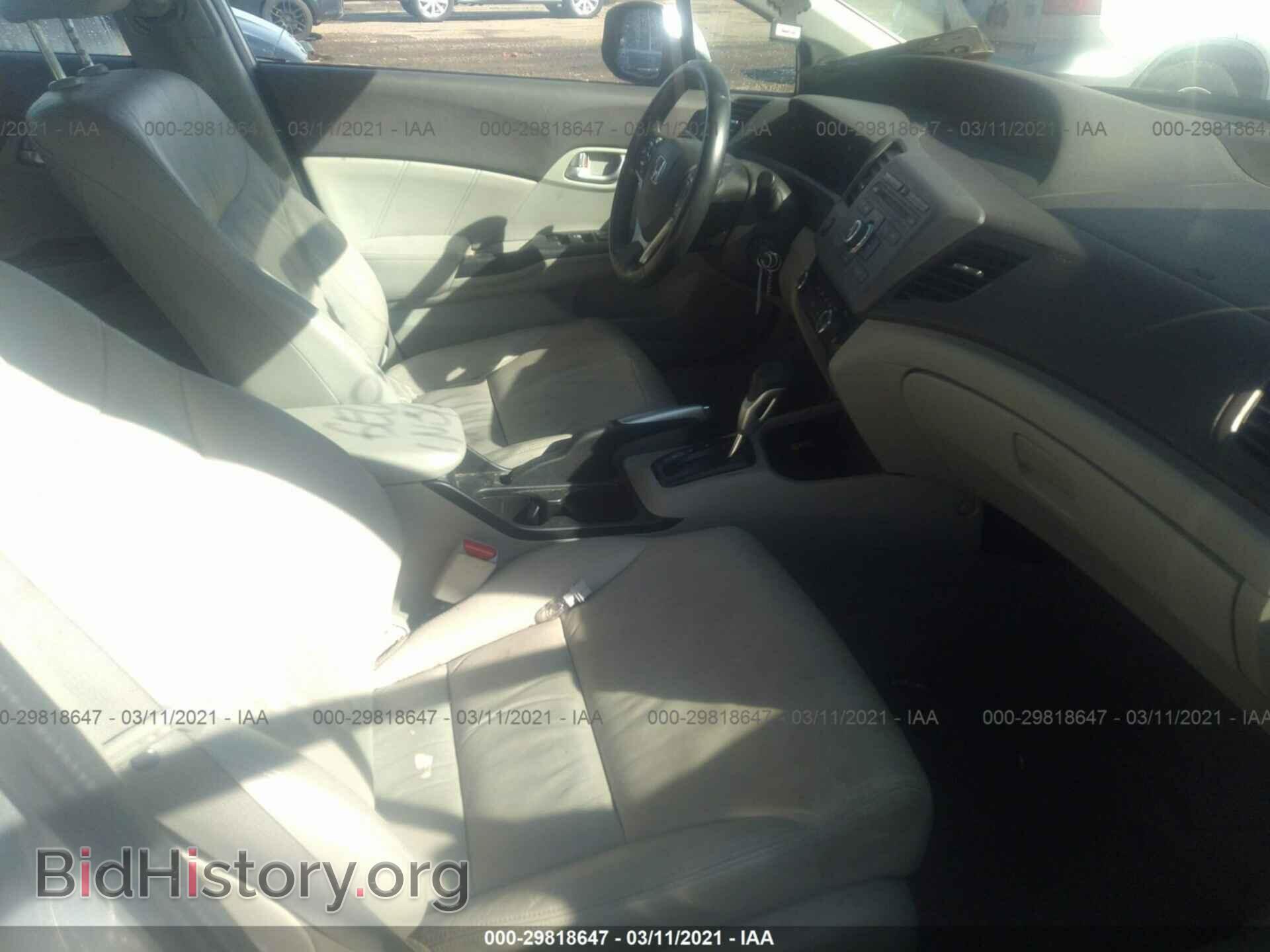 2012 HONDA CIVIC SDN - VIN: 19XFB2F99CE364676 - Фото 5