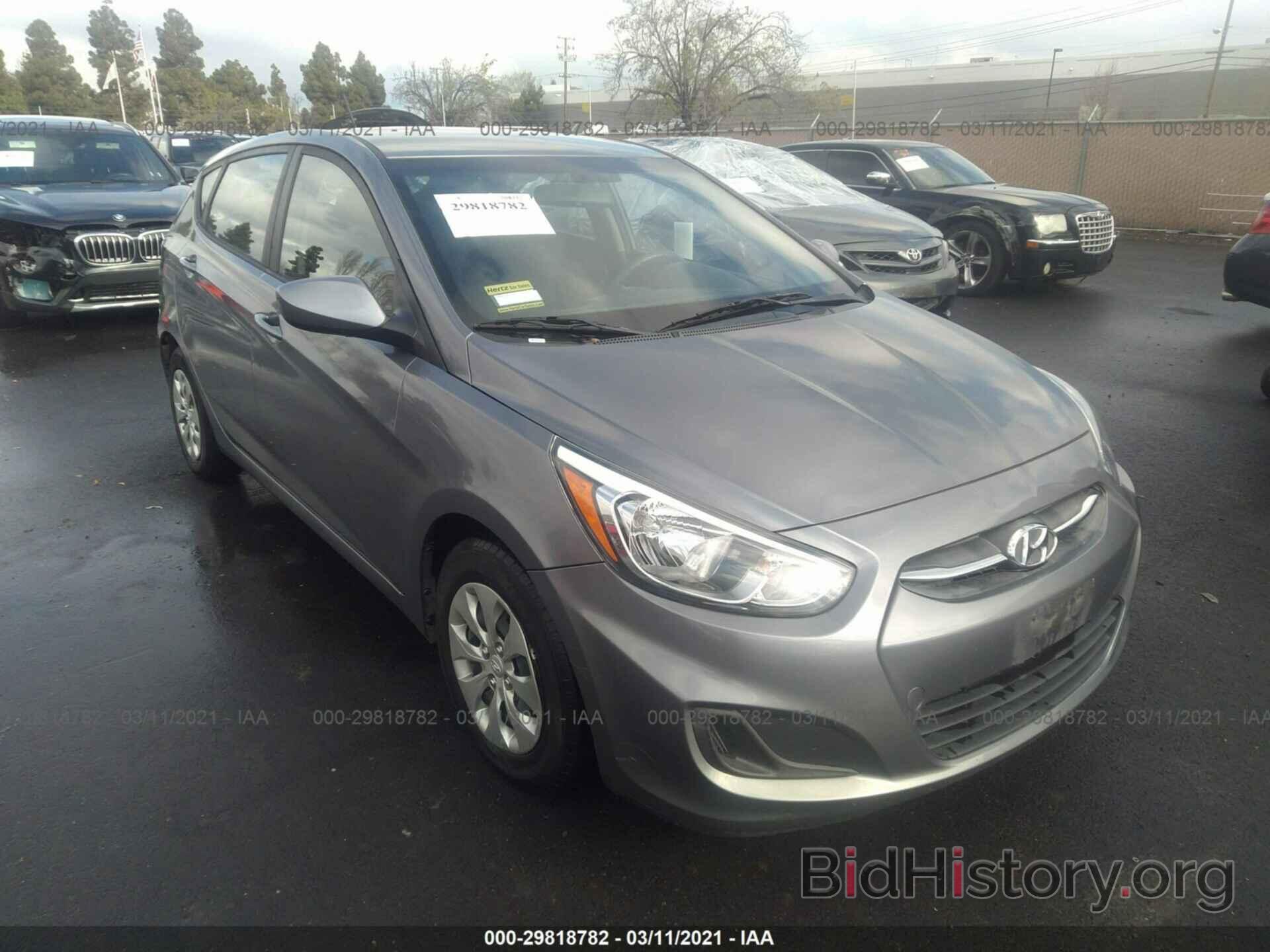 Photo KMHCT5AE2GU275430 - HYUNDAI ACCENT 2016