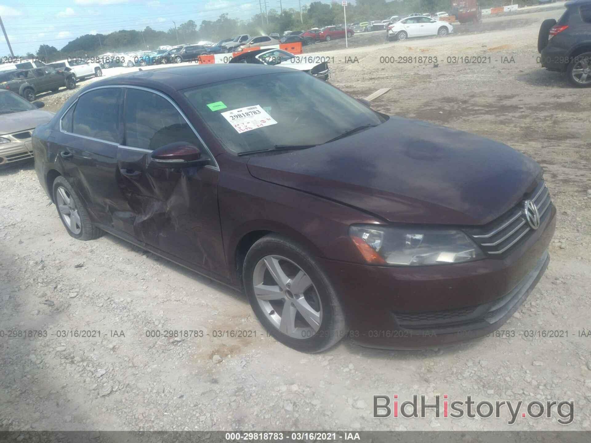 Photo 1VWBP7A31CC010297 - VOLKSWAGEN PASSAT 2012