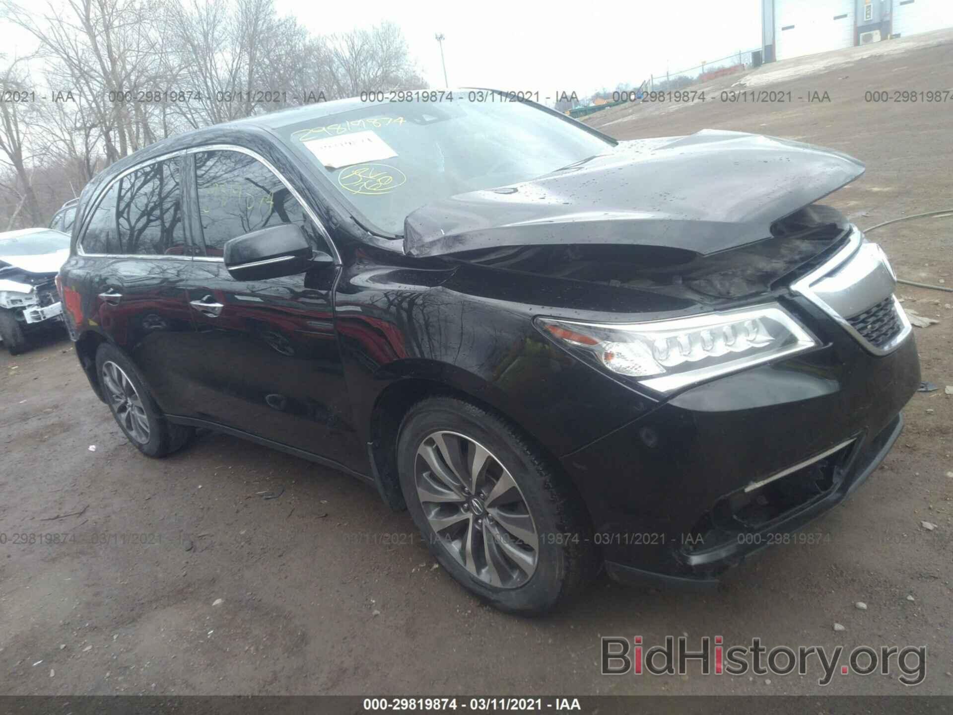 Фотография 5FRYD4H43GB016953 - ACURA MDX 2016