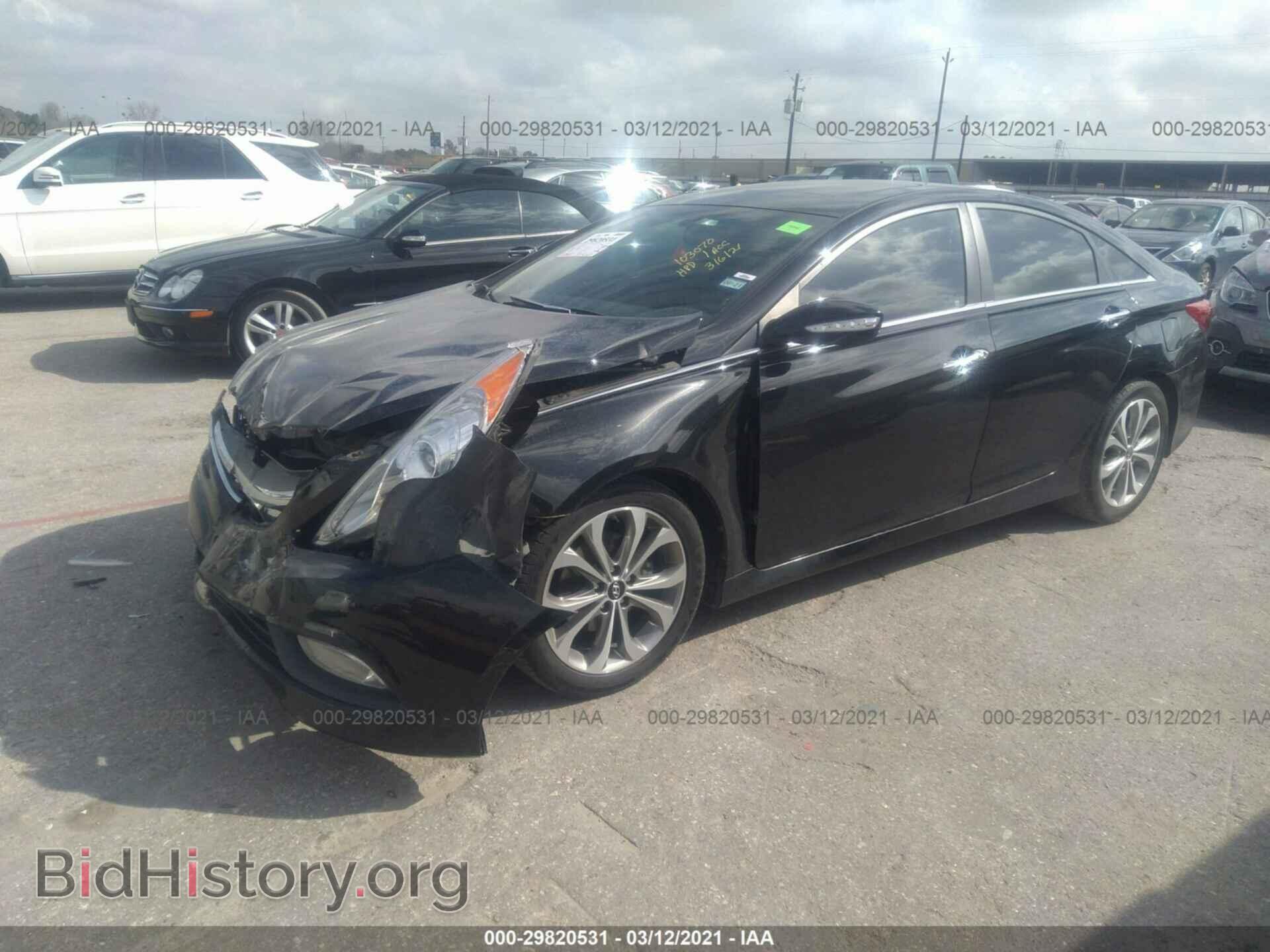 2014 HYUNDAI SONATA - VIN: 5NPEC4AB3EH870775 - Фото 2