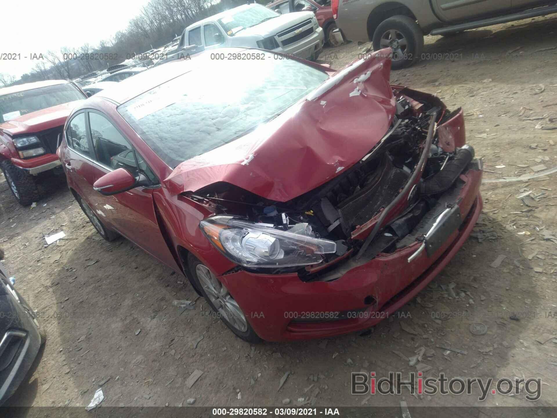 Photo KNAFX4A82F5334279 - KIA FORTE 2015