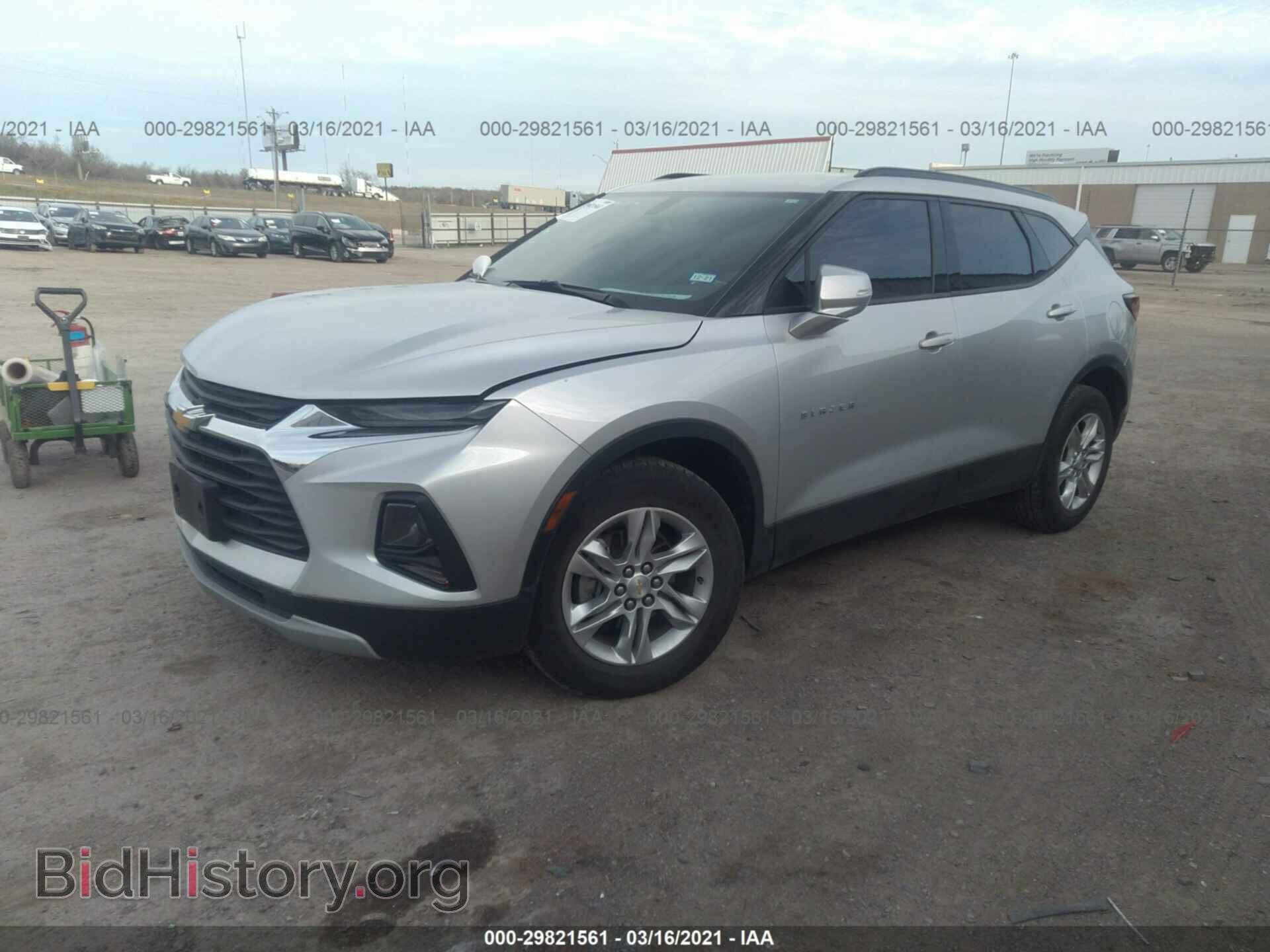 2020 CHEVROLET BLAZER - VIN: 3GNKBDRS0LS616347 - Фото 2