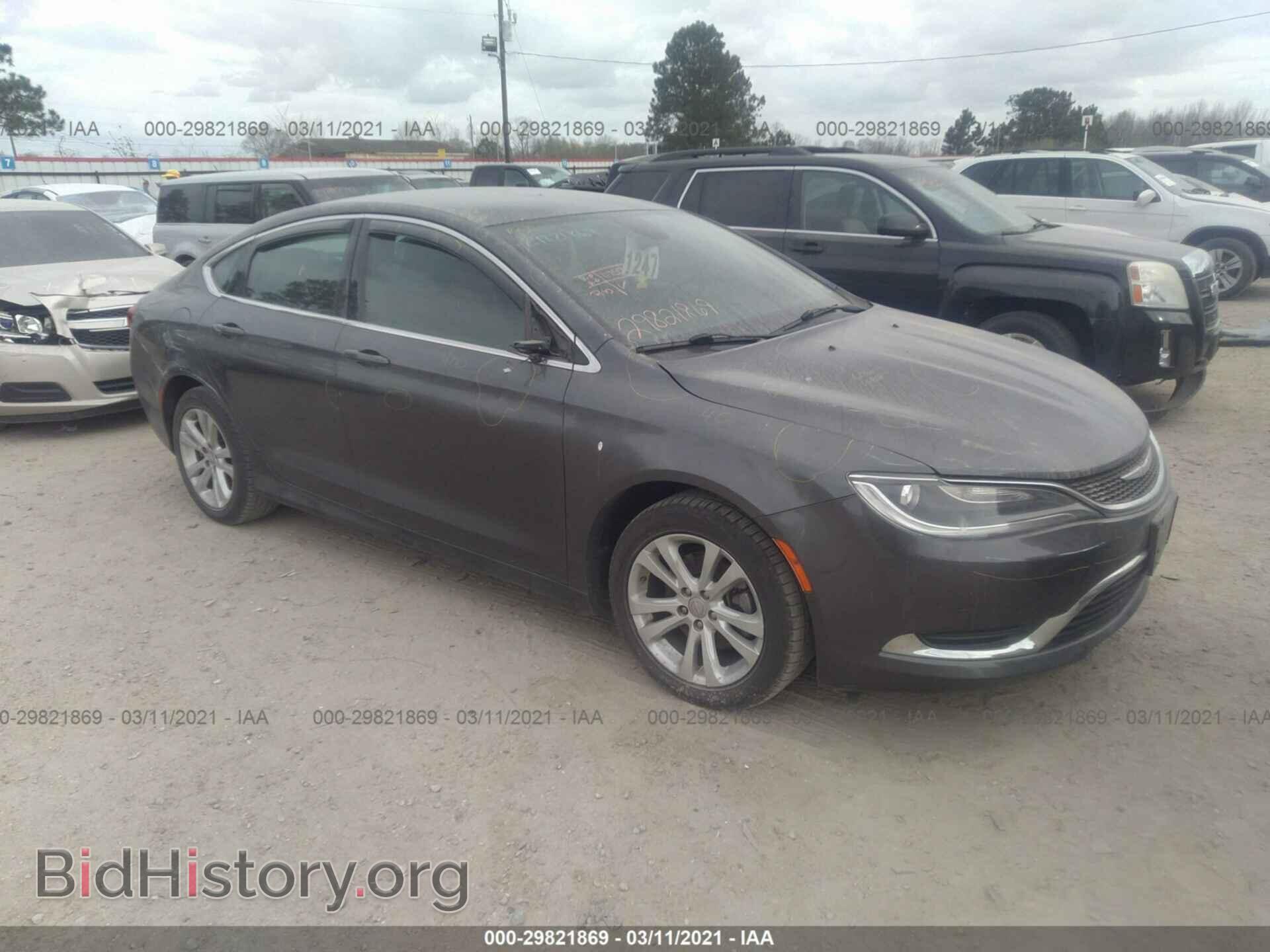 Фотография 1C3CCCAB9FN639709 - CHRYSLER 200 2015