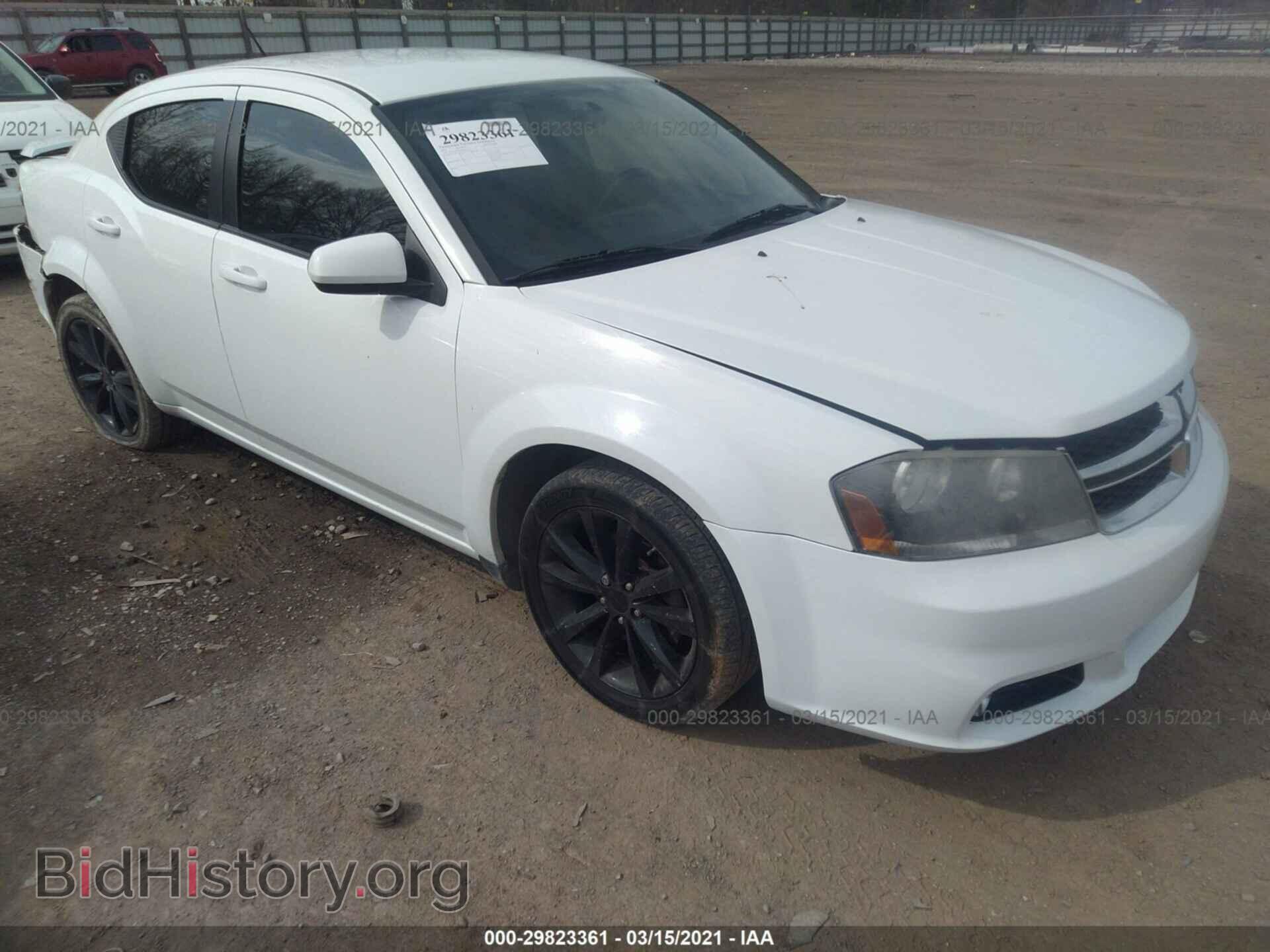 Фотография 1C3CDZCB0DN627250 - DODGE AVENGER 2013