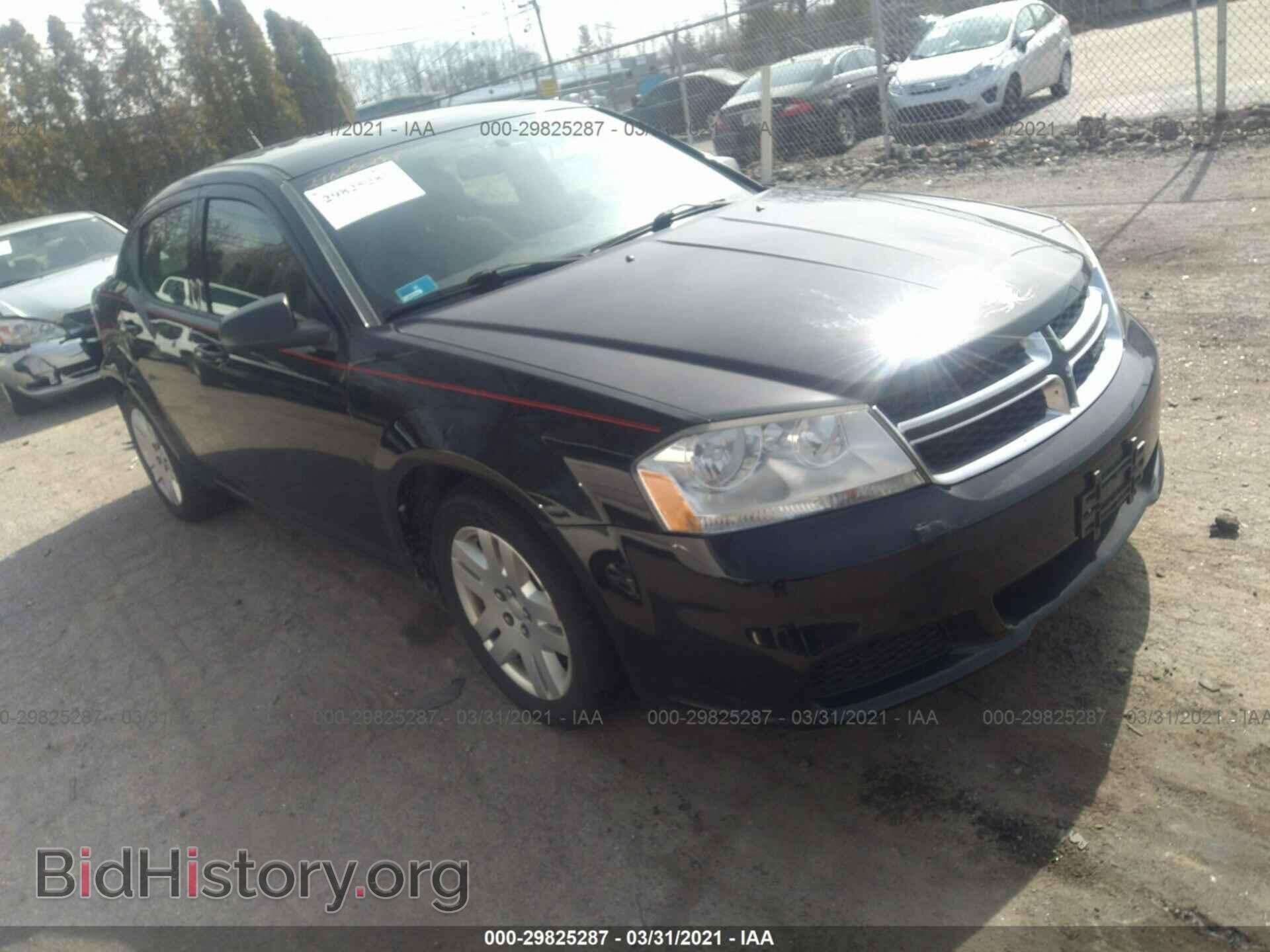 Фотография 1C3CDZAB2DN568351 - DODGE AVENGER 2013