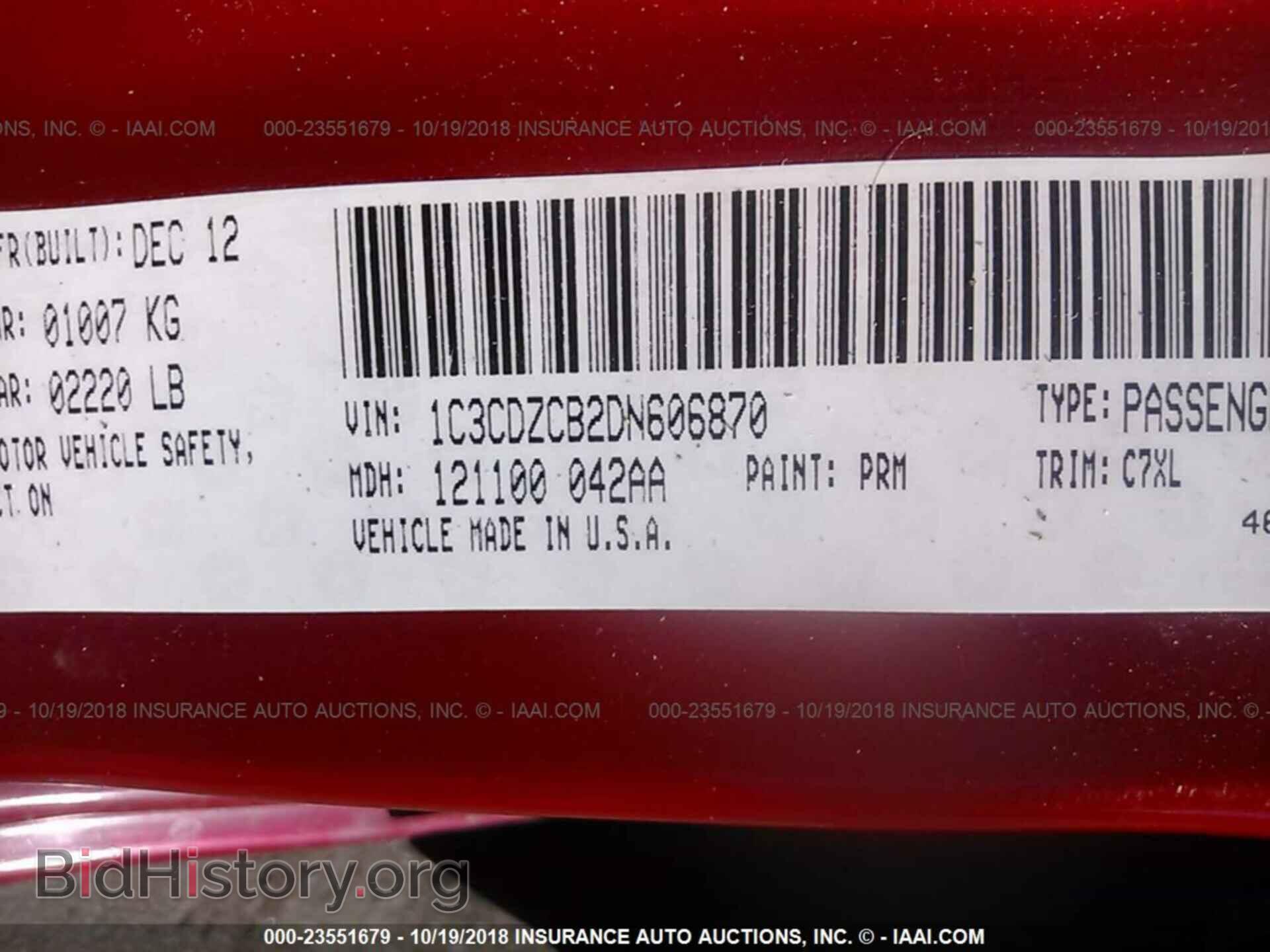 2013 DODGE AVENGER - VIN: 1C3CDZCB2DN606870 - Photo 9