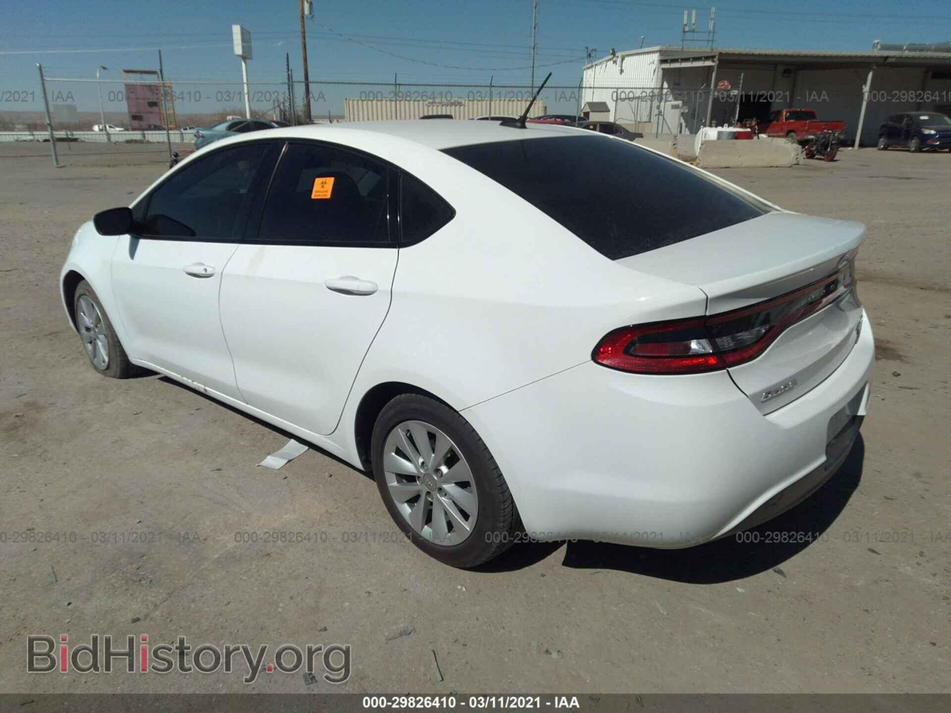 2015 DODGE DART - VIN: 1C3CDFDH2FD306661 - Фото 3