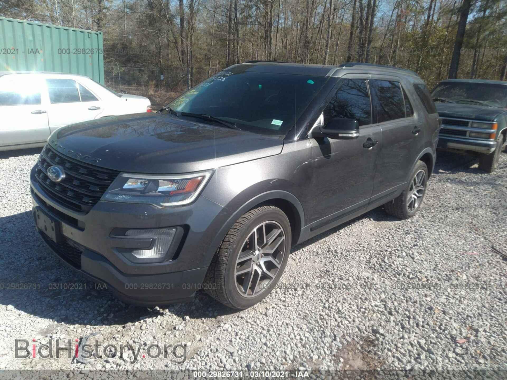 2016 FORD EXPLORER - VIN: 1FM5K8GT8GGB30927 - Фото 2