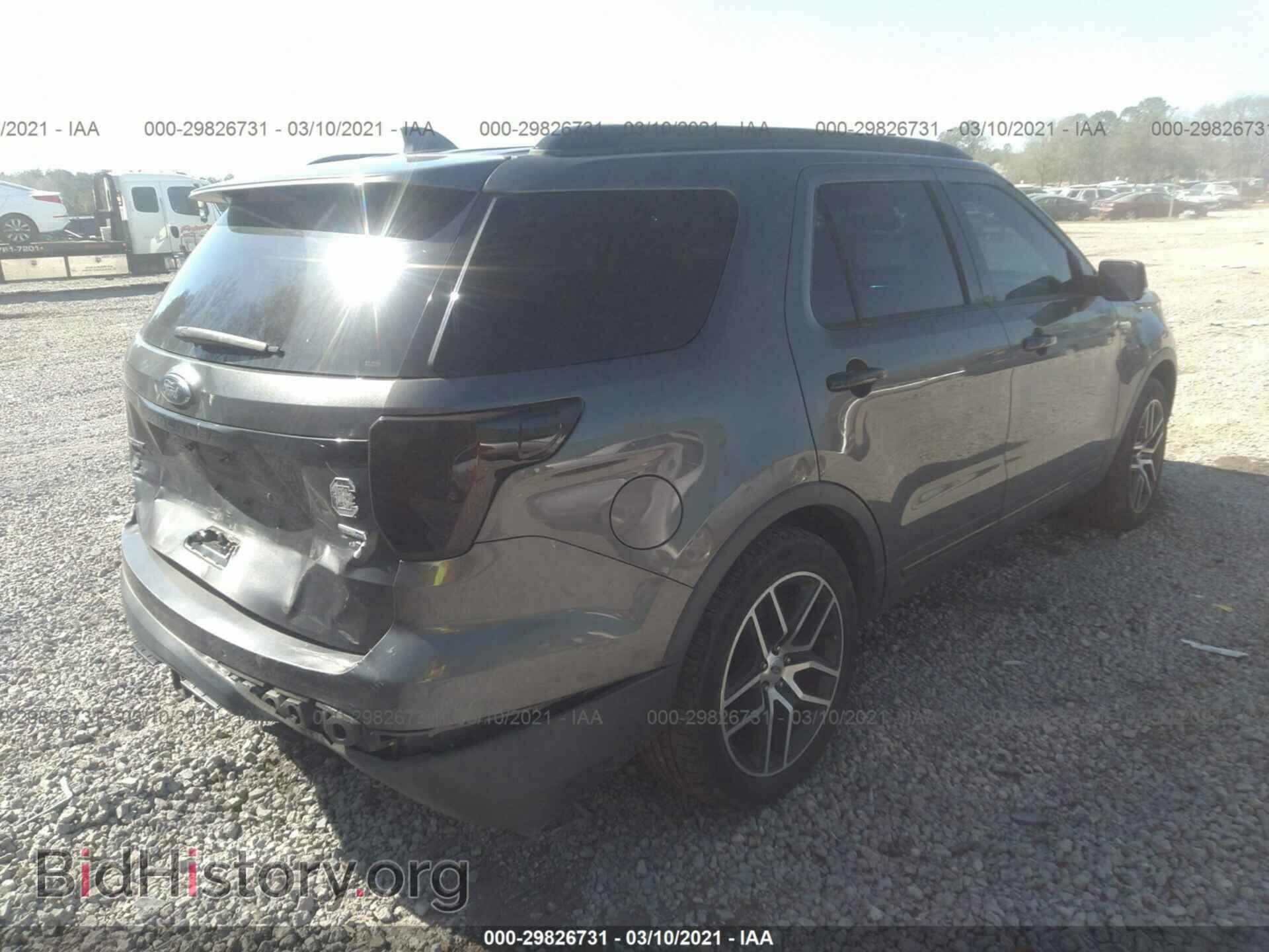 2016 FORD EXPLORER - VIN: 1FM5K8GT8GGB30927 - Фото 4