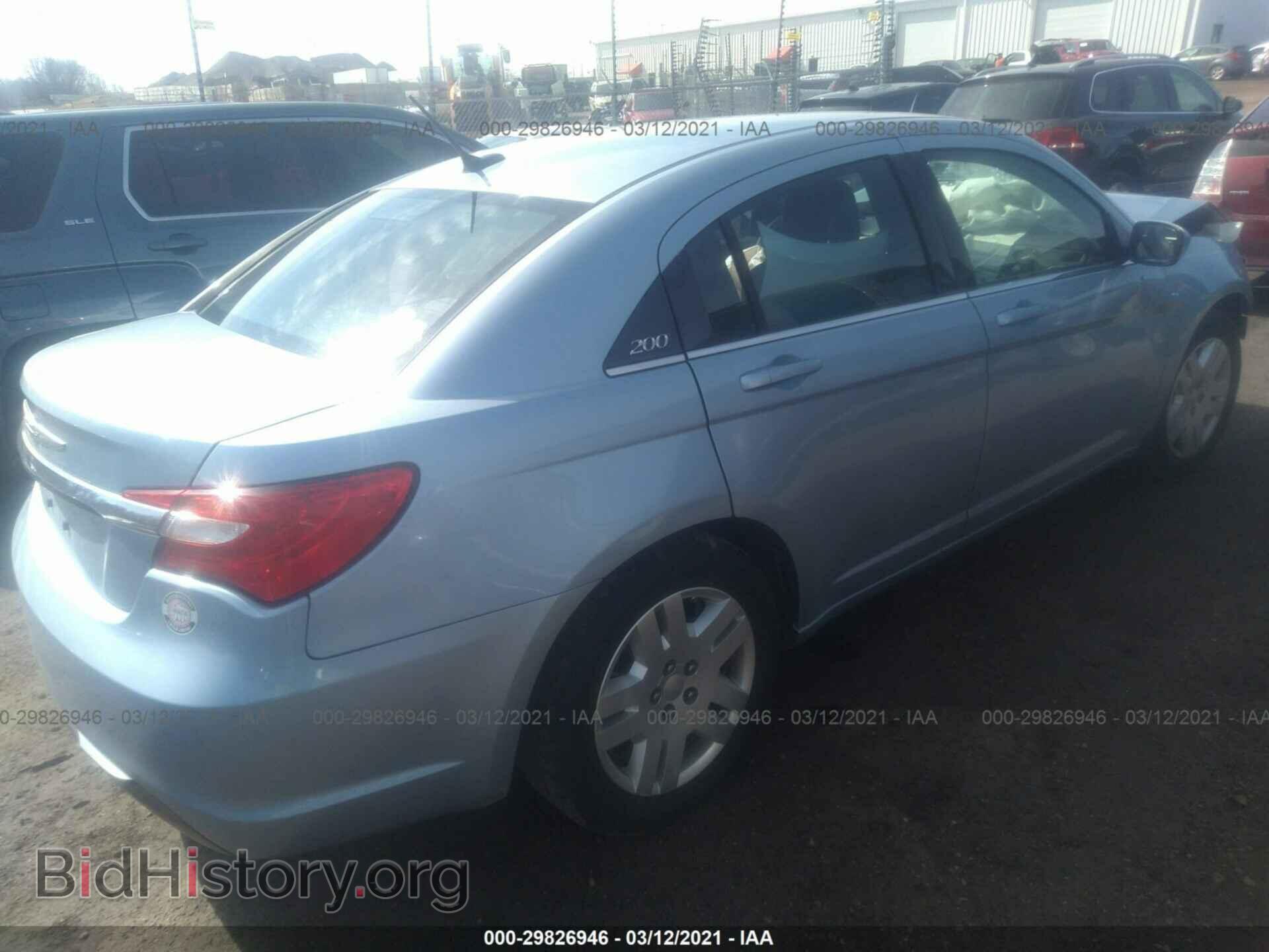 2013 CHRYSLER 200 - VIN: 1C3CCBAB3DN641091 - Фото 4