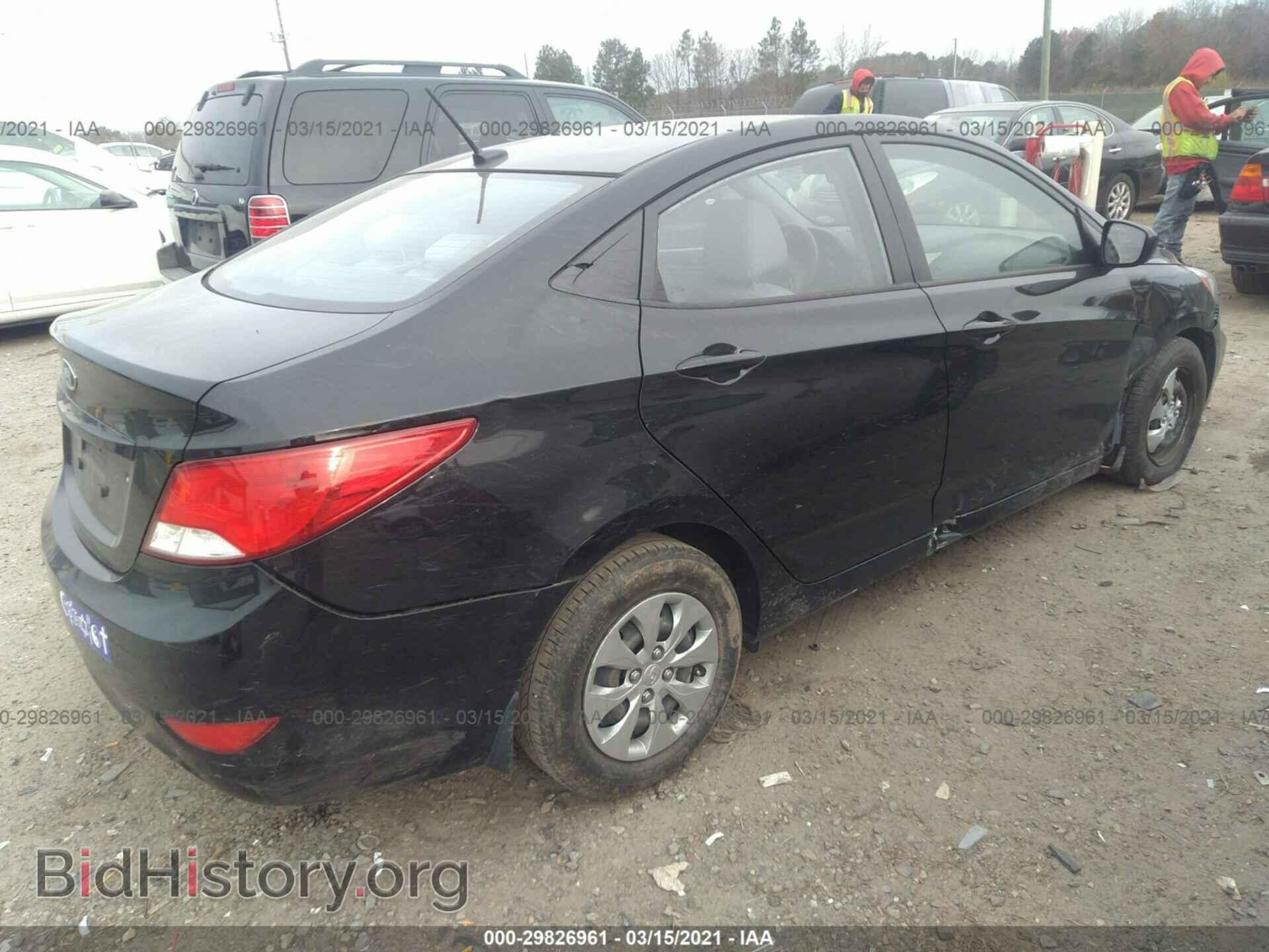 2016 HYUNDAI ACCENT - VIN: KMHCT4AE4GU093495 - Фото 4