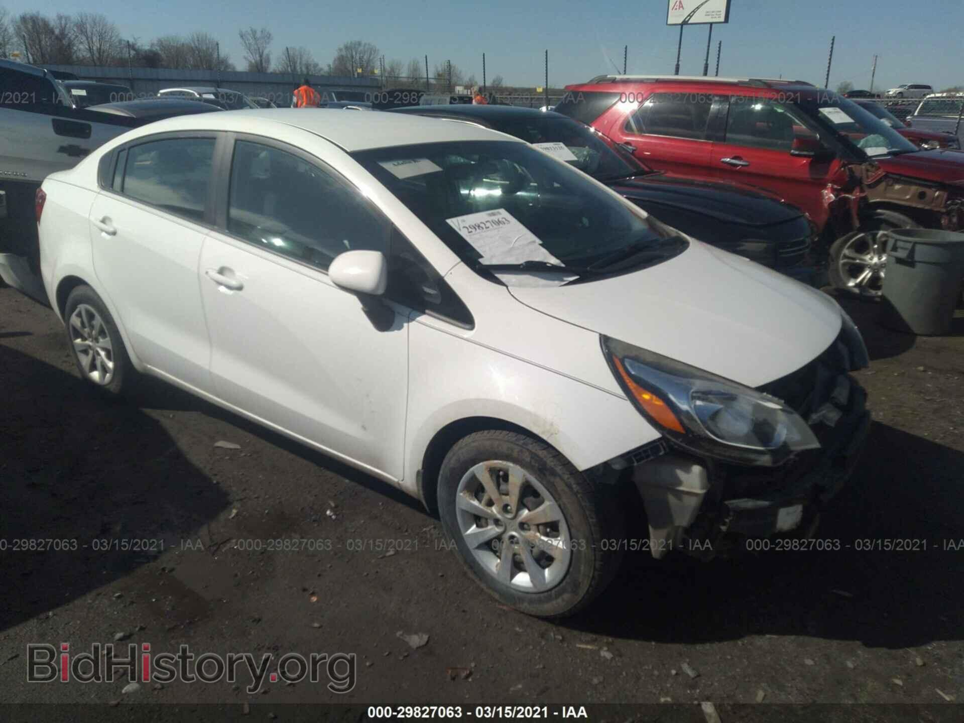 Фотография KNADM4A36E6414231 - KIA RIO 2014