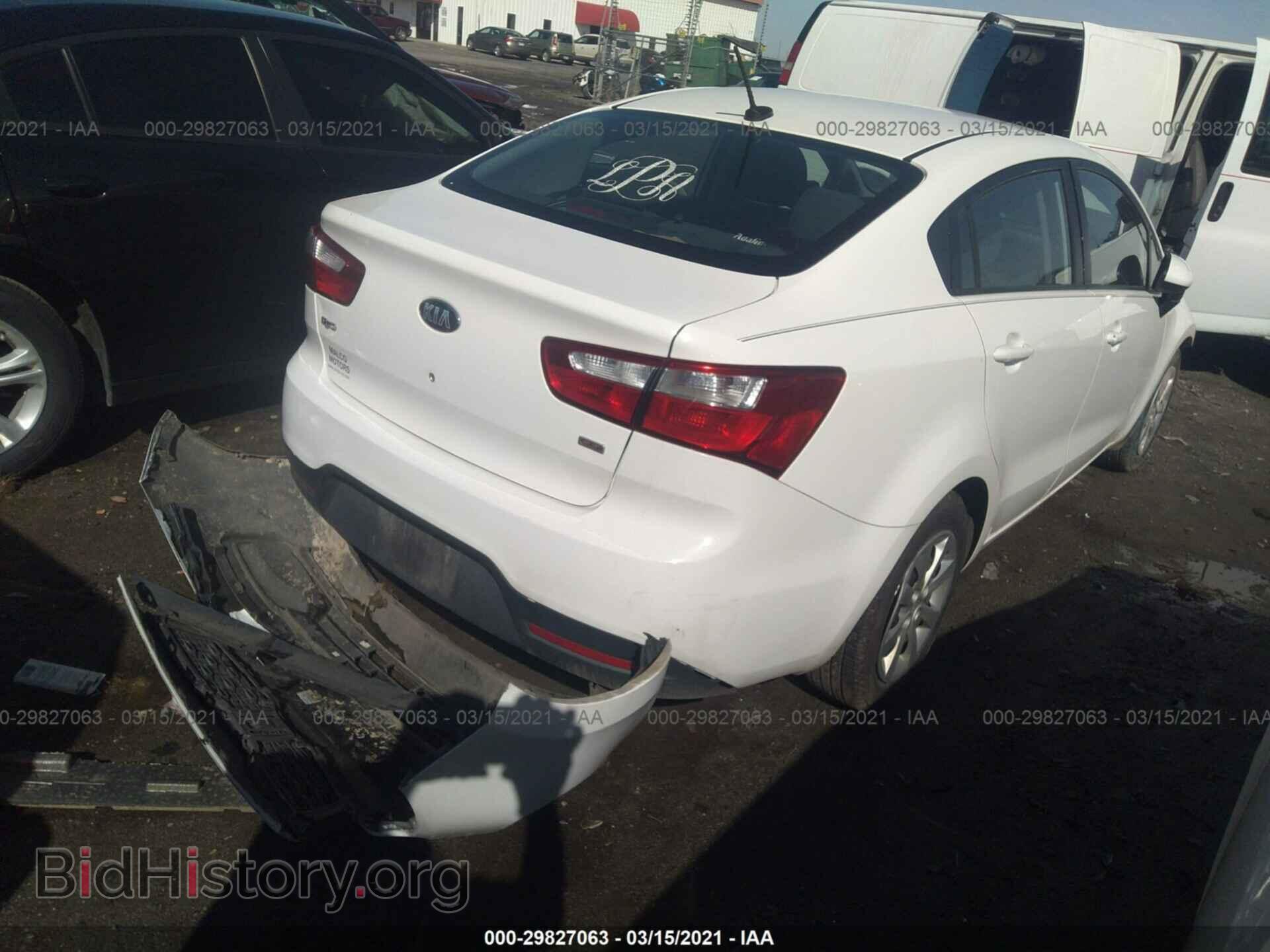 2014 KIA RIO - VIN: KNADM4A36E6414231 - Фото 4