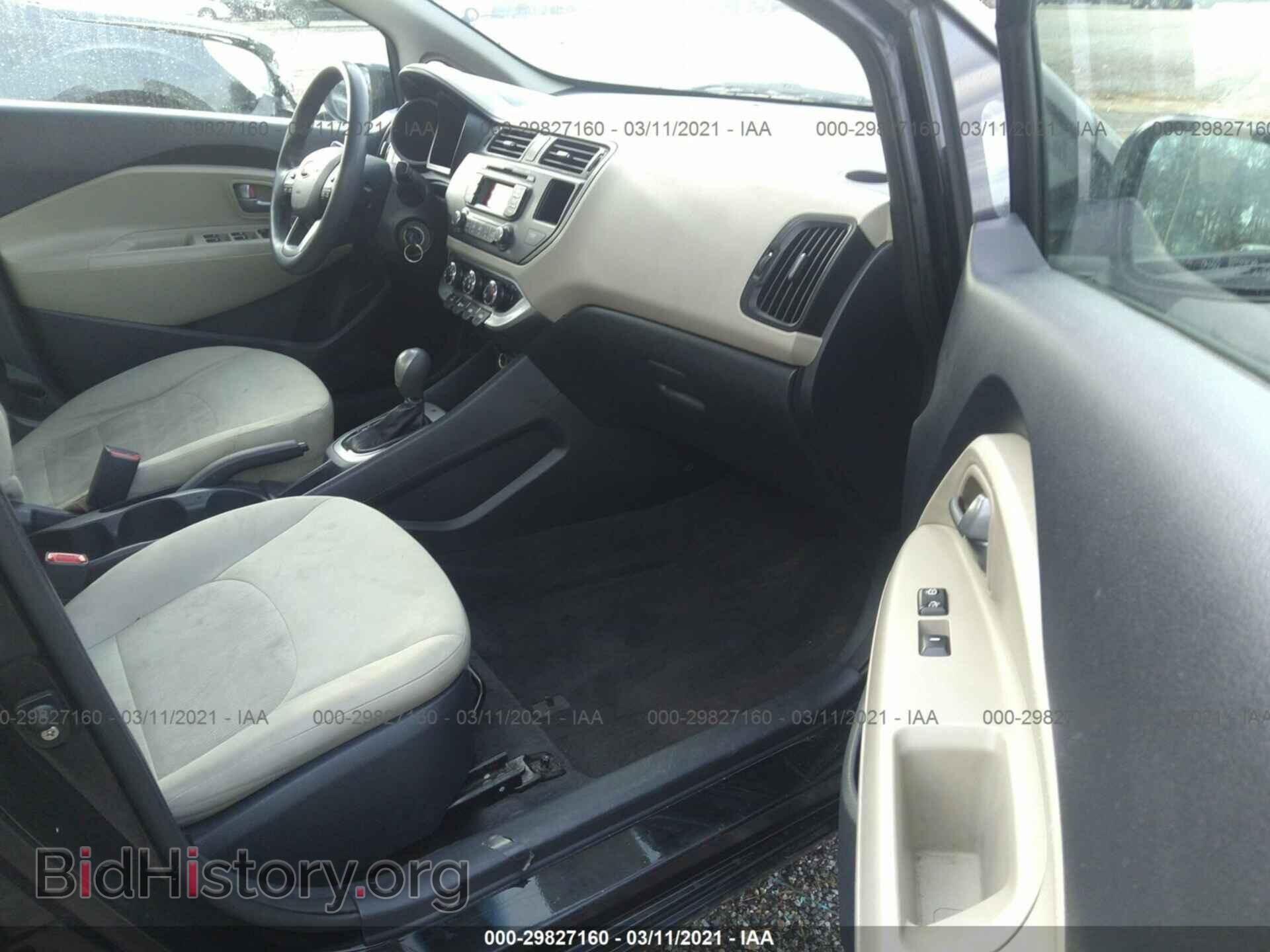 2013 KIA RIO - VIN: KNADM4A35D6147906 - Фото 5