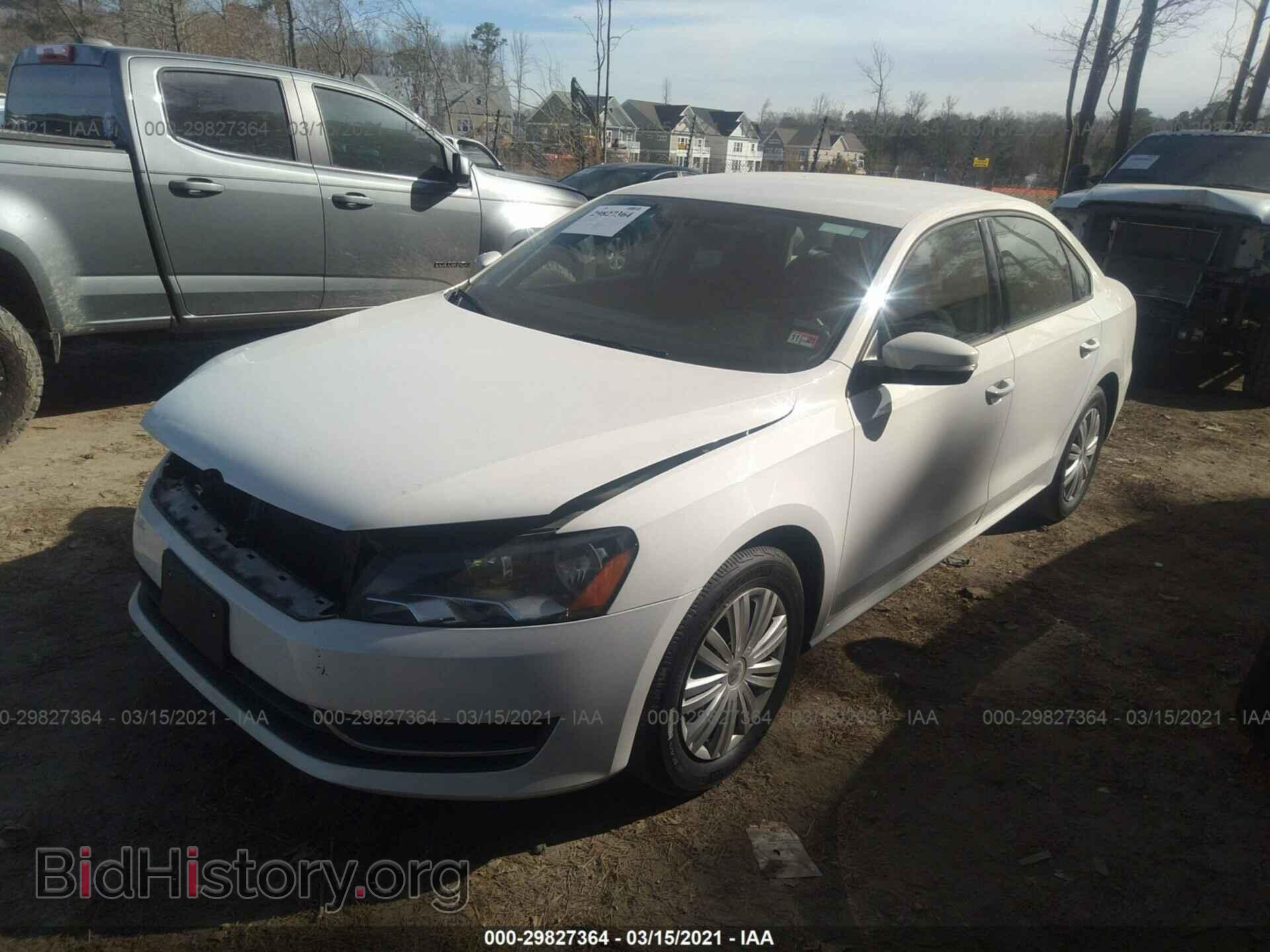 2014 VOLKSWAGEN PASSAT - VIN: 1VWAP7A36EC007099 - Photo 2