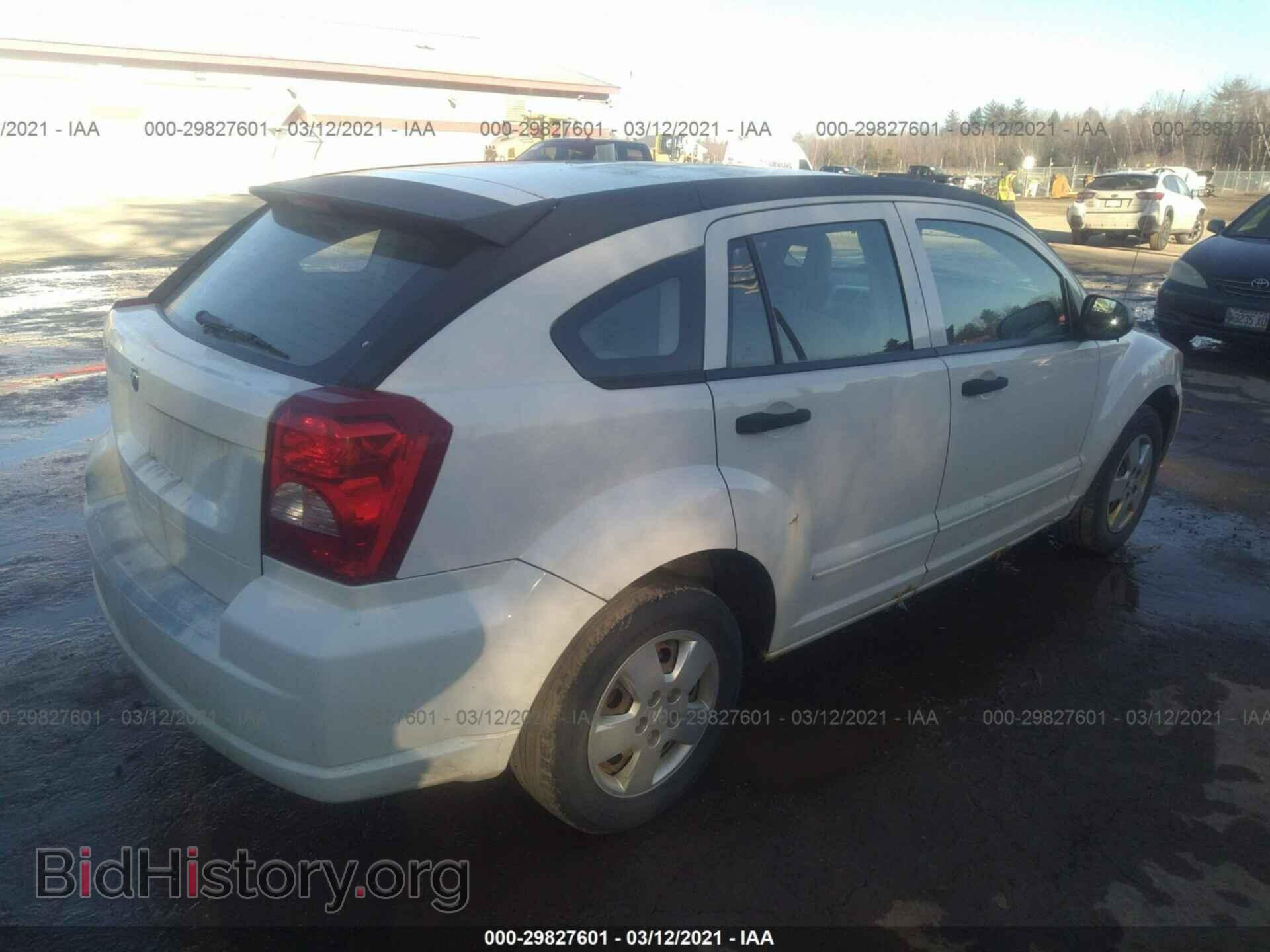 2007 DODGE CALIBER - VIN: 1B3HB28B77D183058 - Фото 4