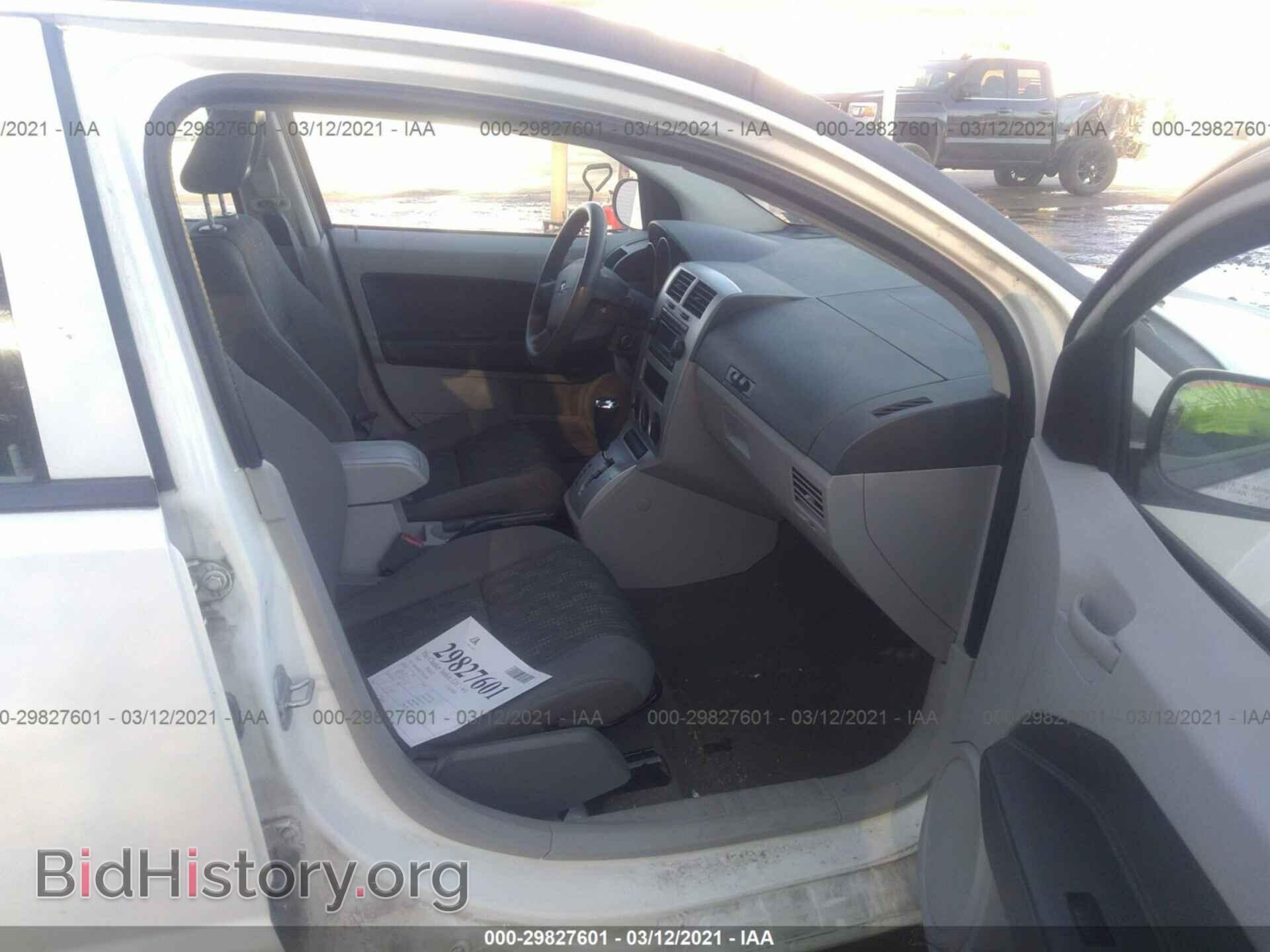 2007 DODGE CALIBER - VIN: 1B3HB28B77D183058 - Фото 5