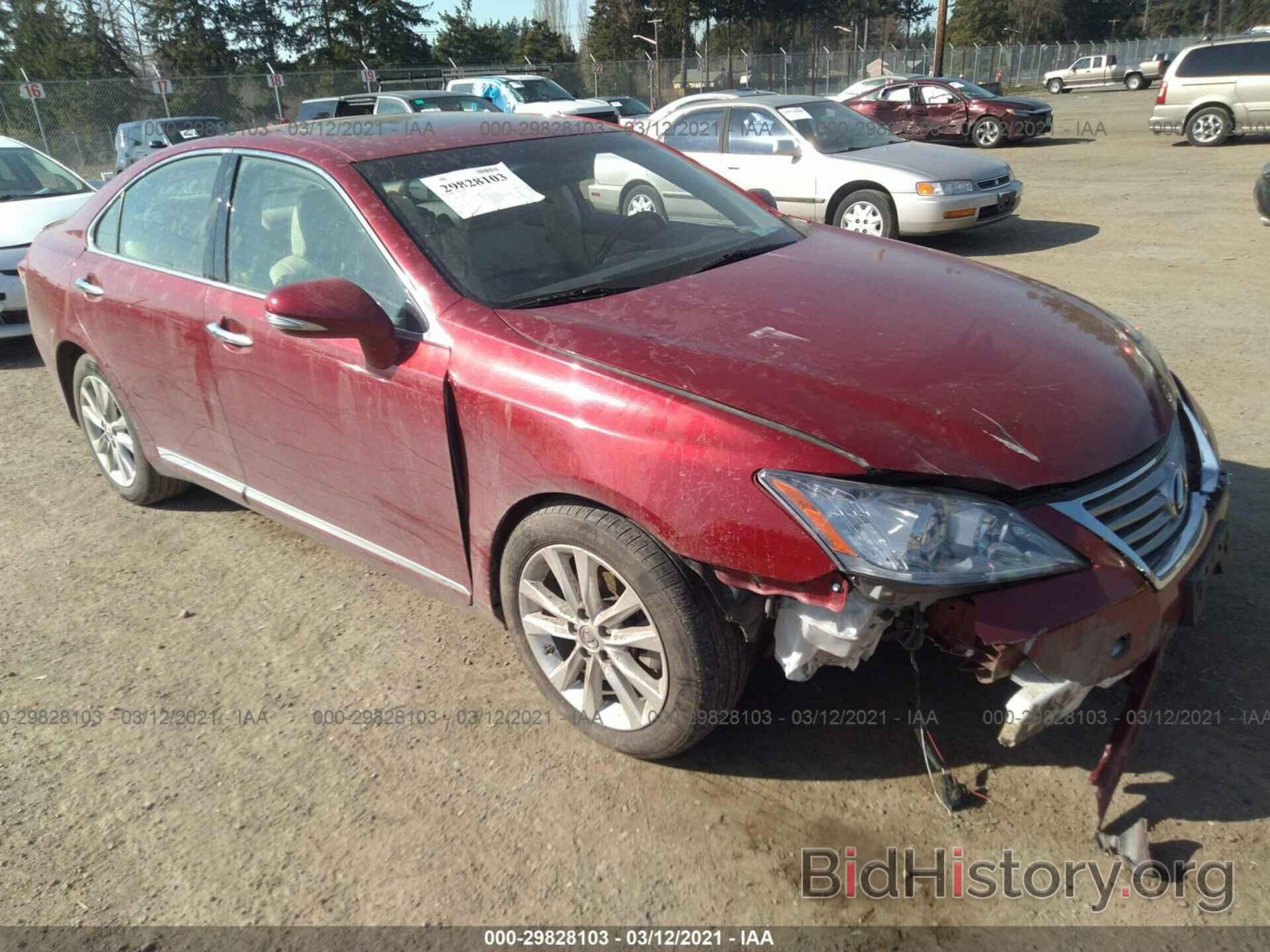 Photo JTHBK1EG0B2465138 - LEXUS ES 350 2011