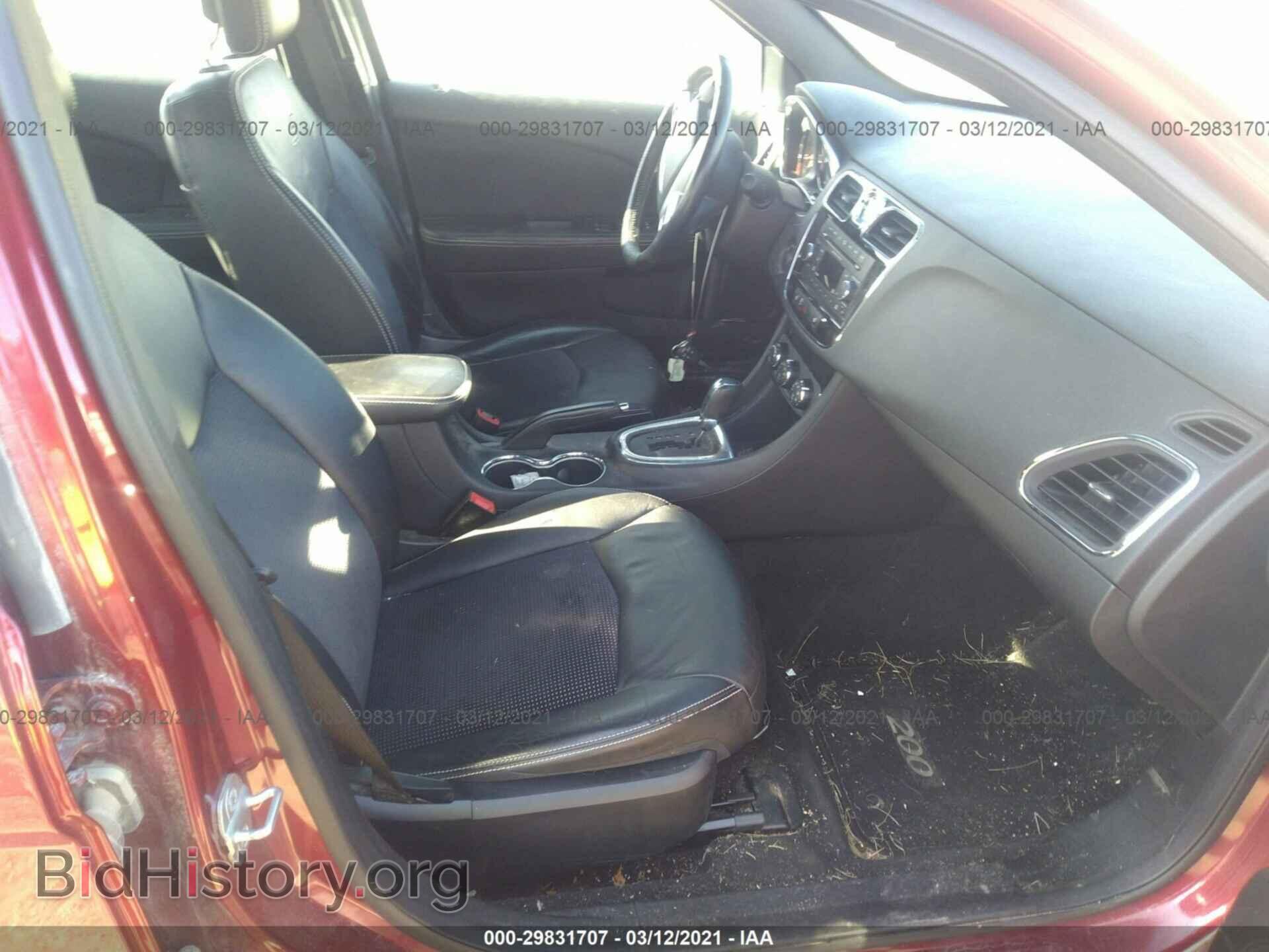 2013 CHRYSLER 200 - VIN: 1C3CCBCG4DN522331 - Фото 5
